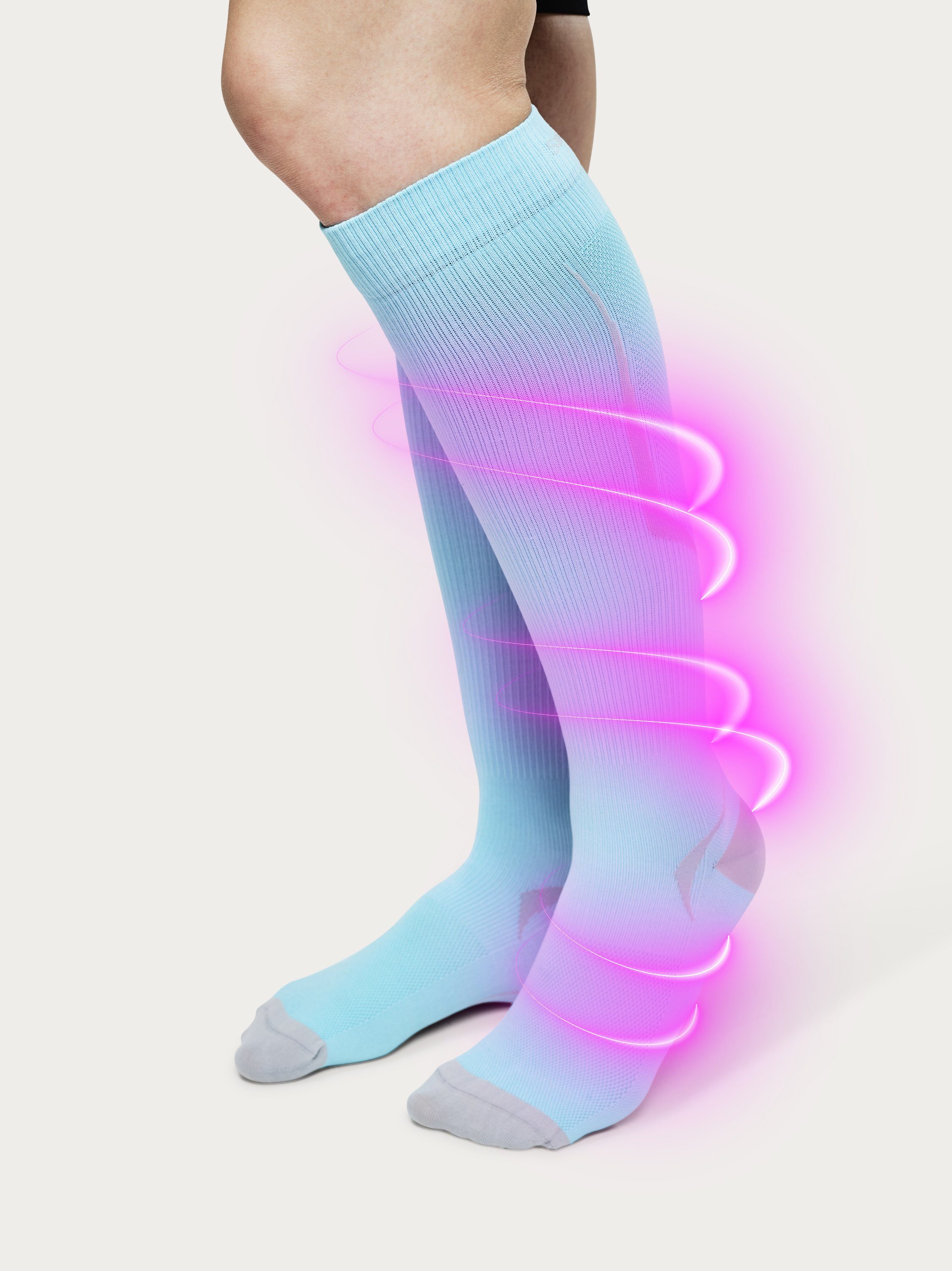 Strammer Max Performance® Kompressionsstrümpfe Women Compression Socks atmungsaktiv, antibakteriell Türkis