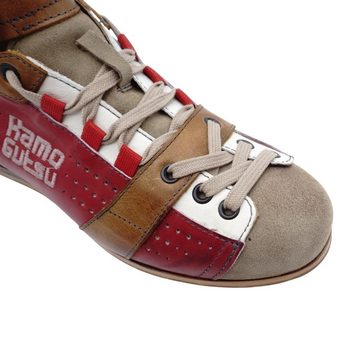 Kamo-Gutsu Kamo-Gutsu Beige+Rosso Damen Sneaker Sneaker Wechselfussbett