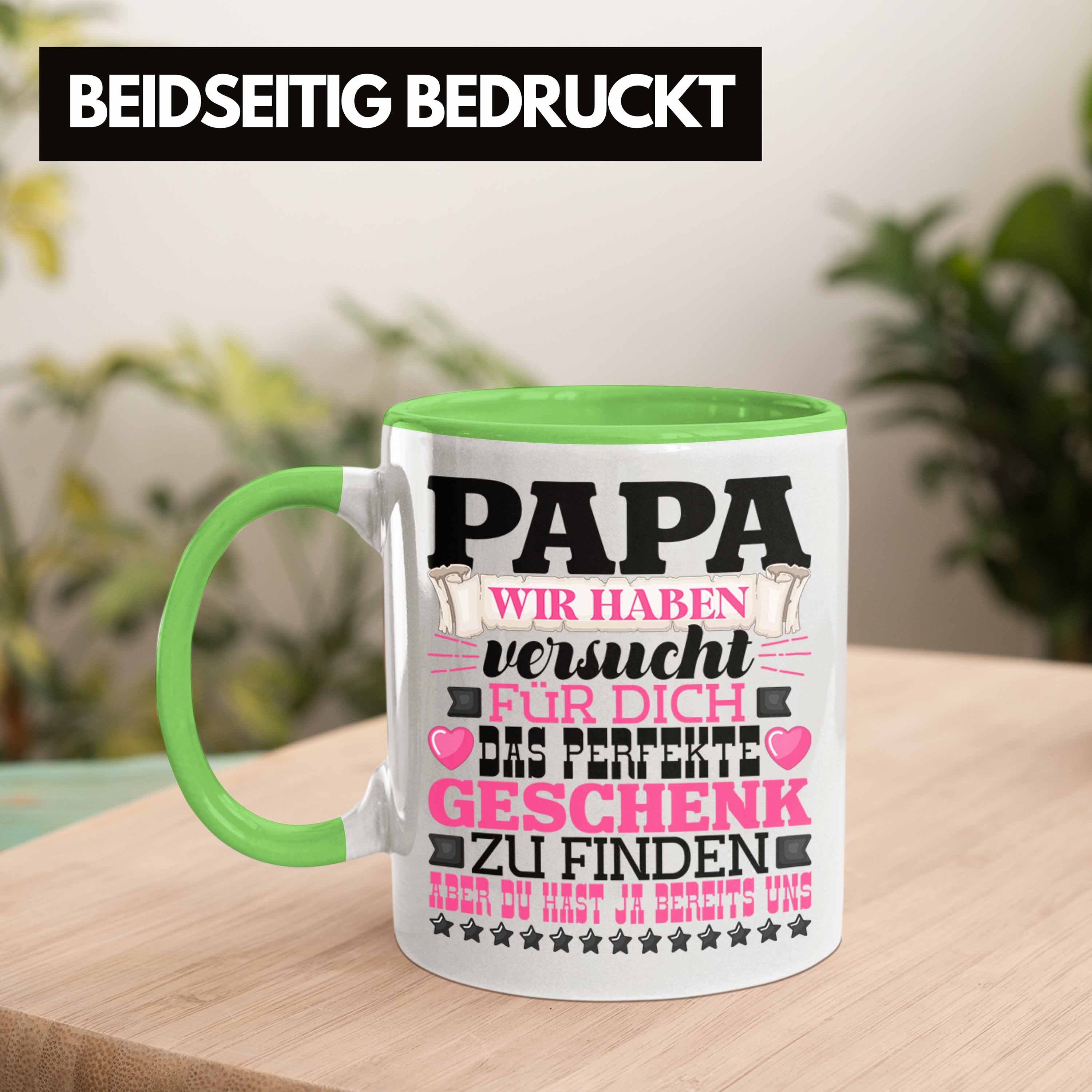 Besten Trendation Geschenk von Vater Geschenk Grün Tochte Geschenkidee Papa für Tasse Tasse