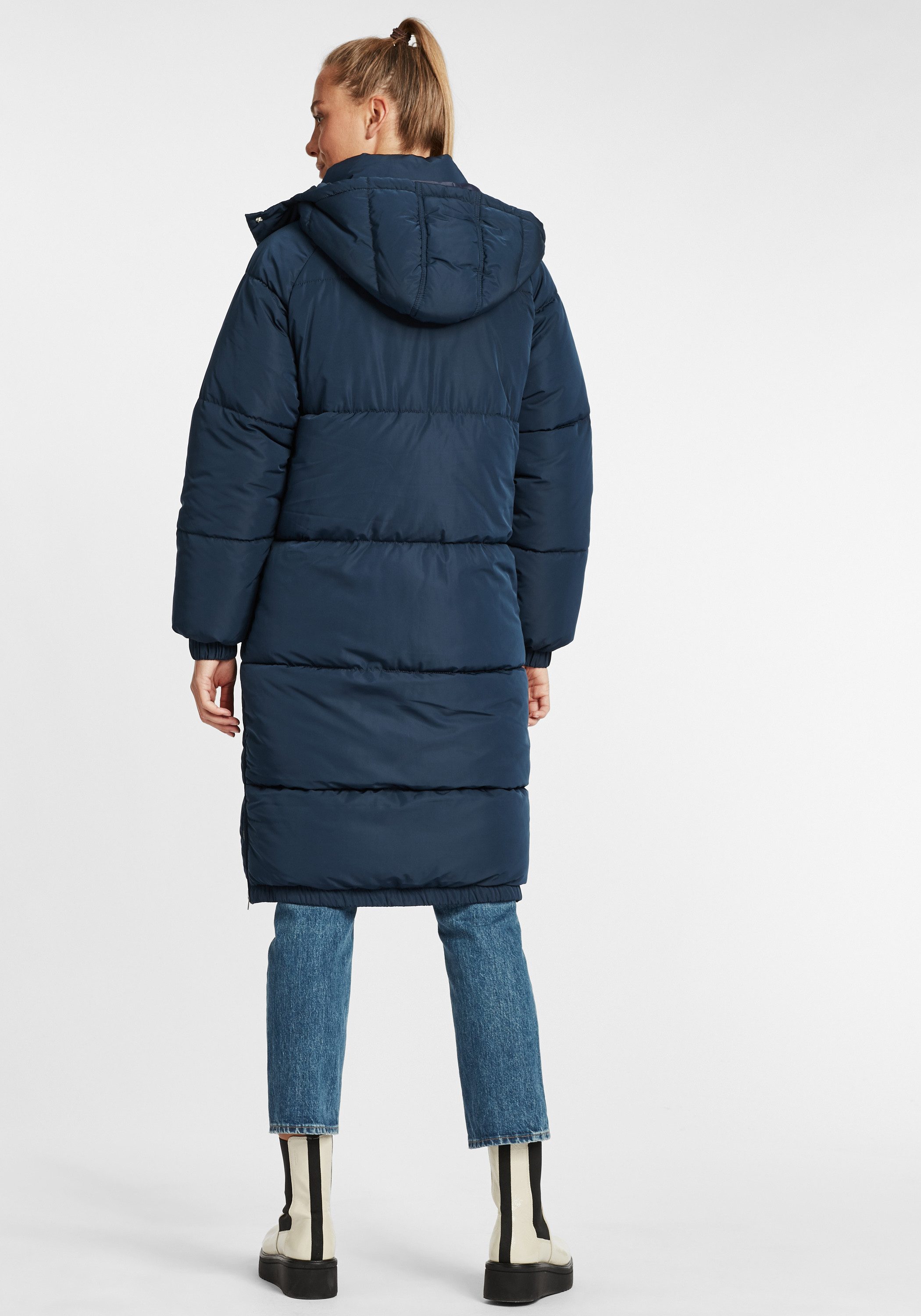 OXMO Wintermantel OXAlba Damen Wintermantel mit Kapuze