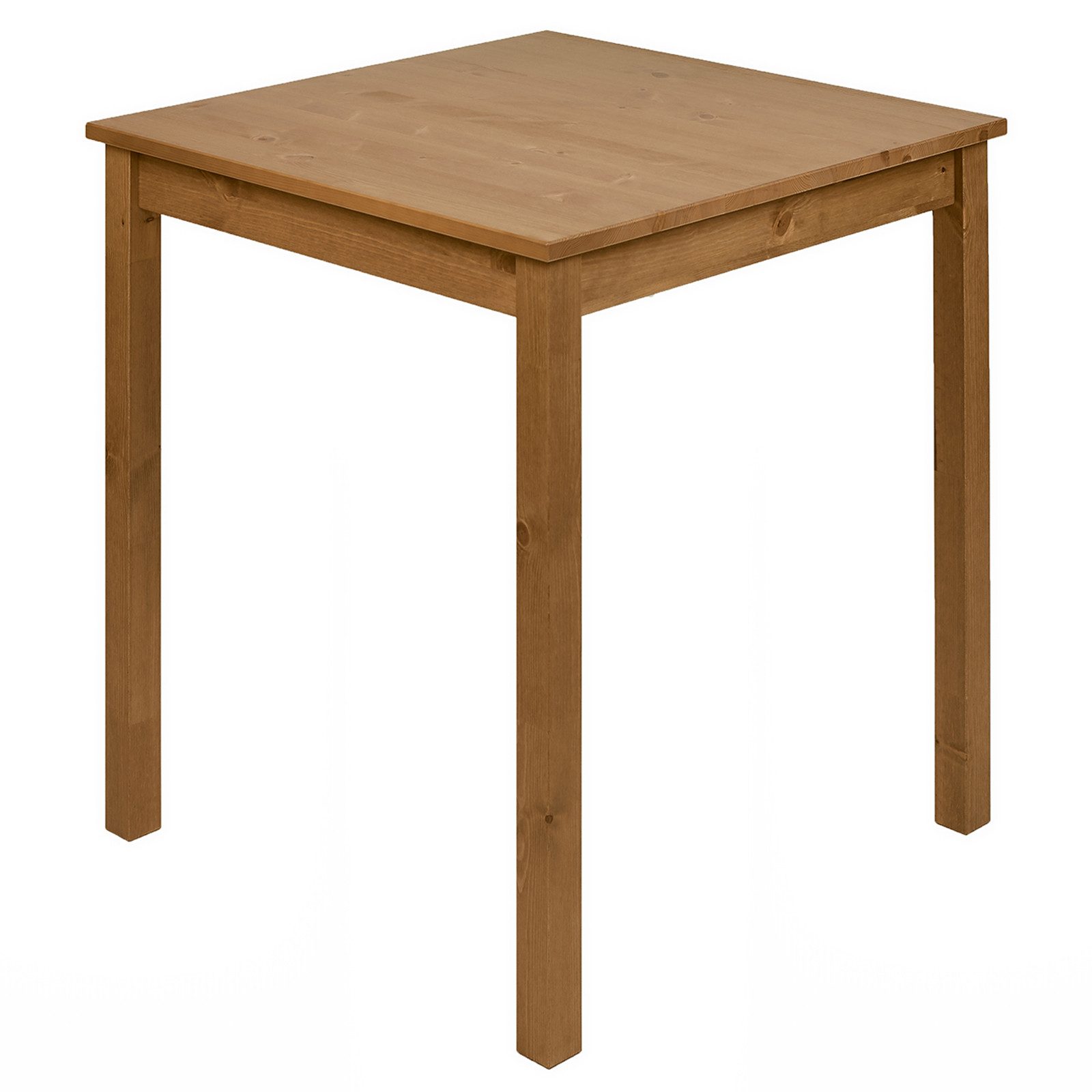 hagge home Esstisch, Küchentisch klein Kiefernholz massiv 68 x 68 x 75 cm B günstig online kaufen