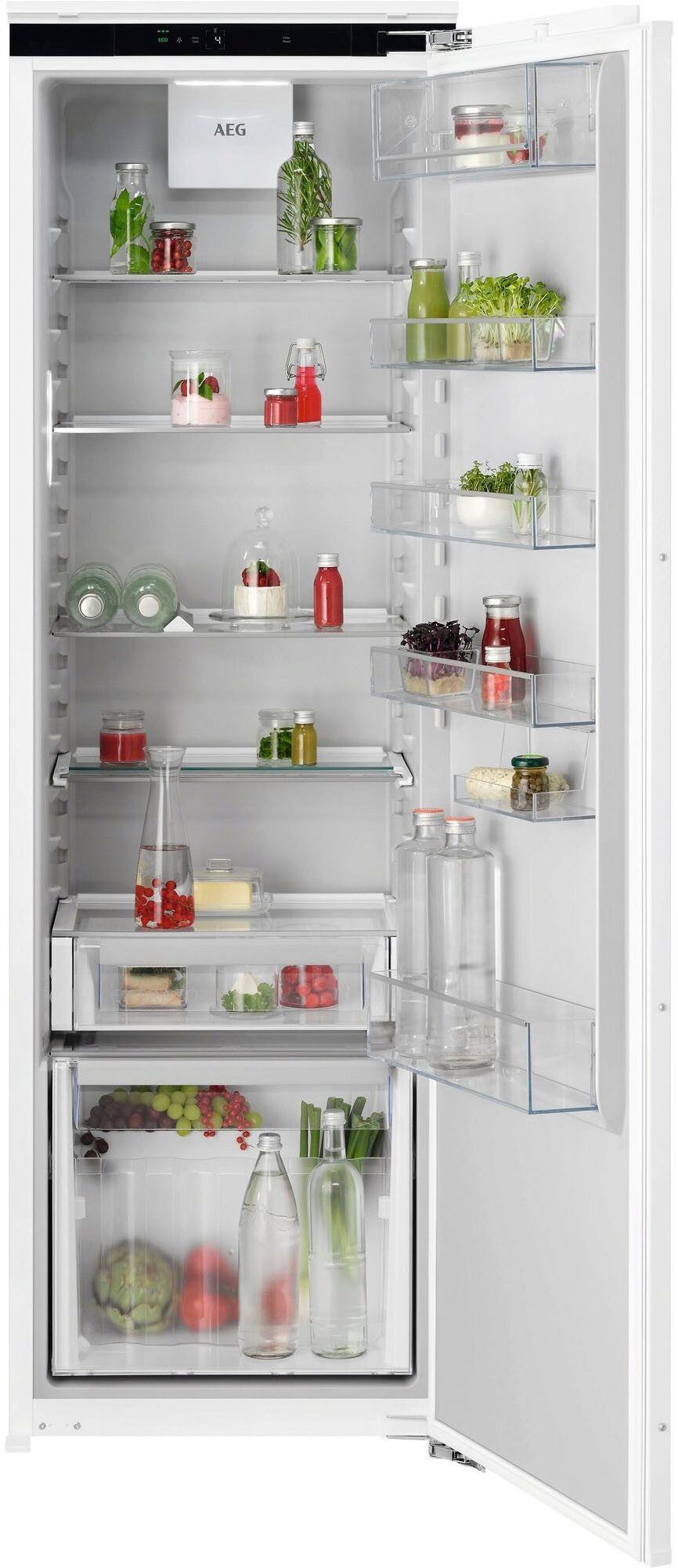AEG Einbaukühlschrank 6000 TK6DS181DC 923584343, 176,9 cm hoch, 55,7 cm breit, DynamicAir: Für gleichmäßige Kälteverteilung