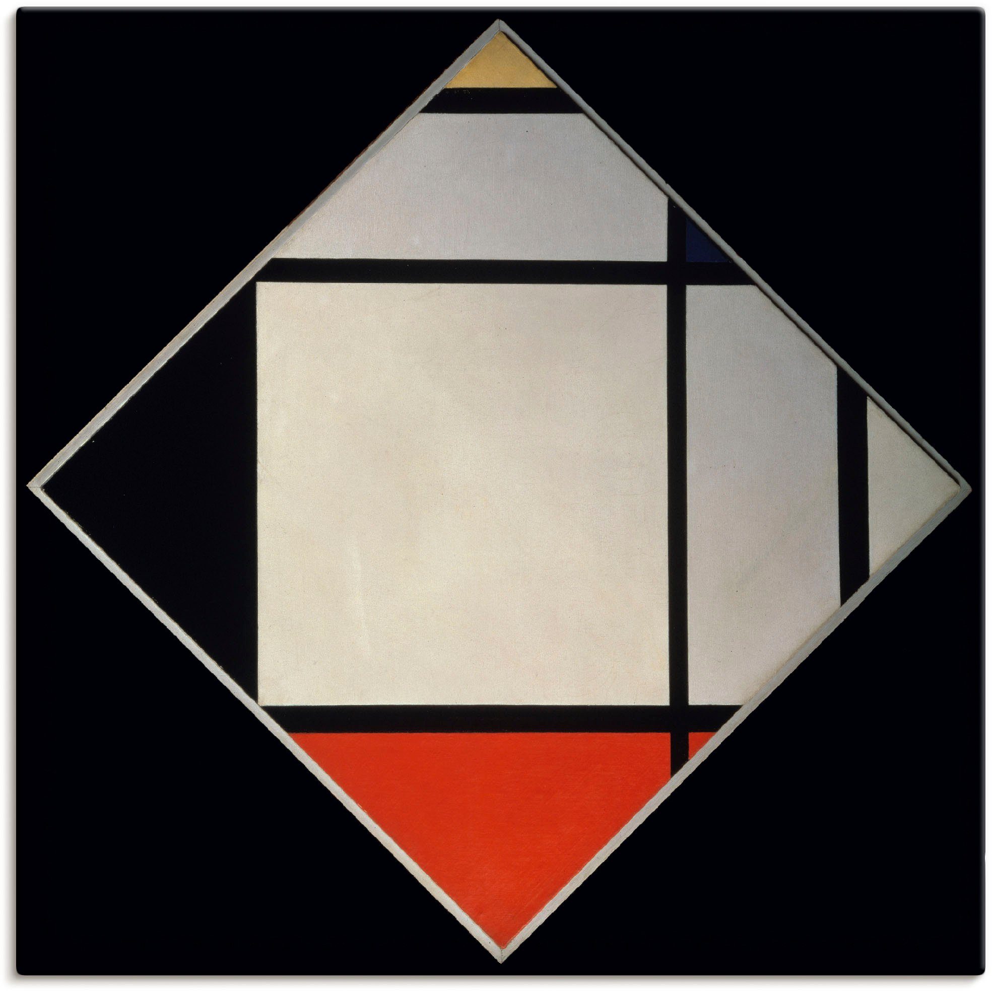 Artland Leinwandbild Rhombus II., Muster (1 St), auf Keilrahmen gespannt