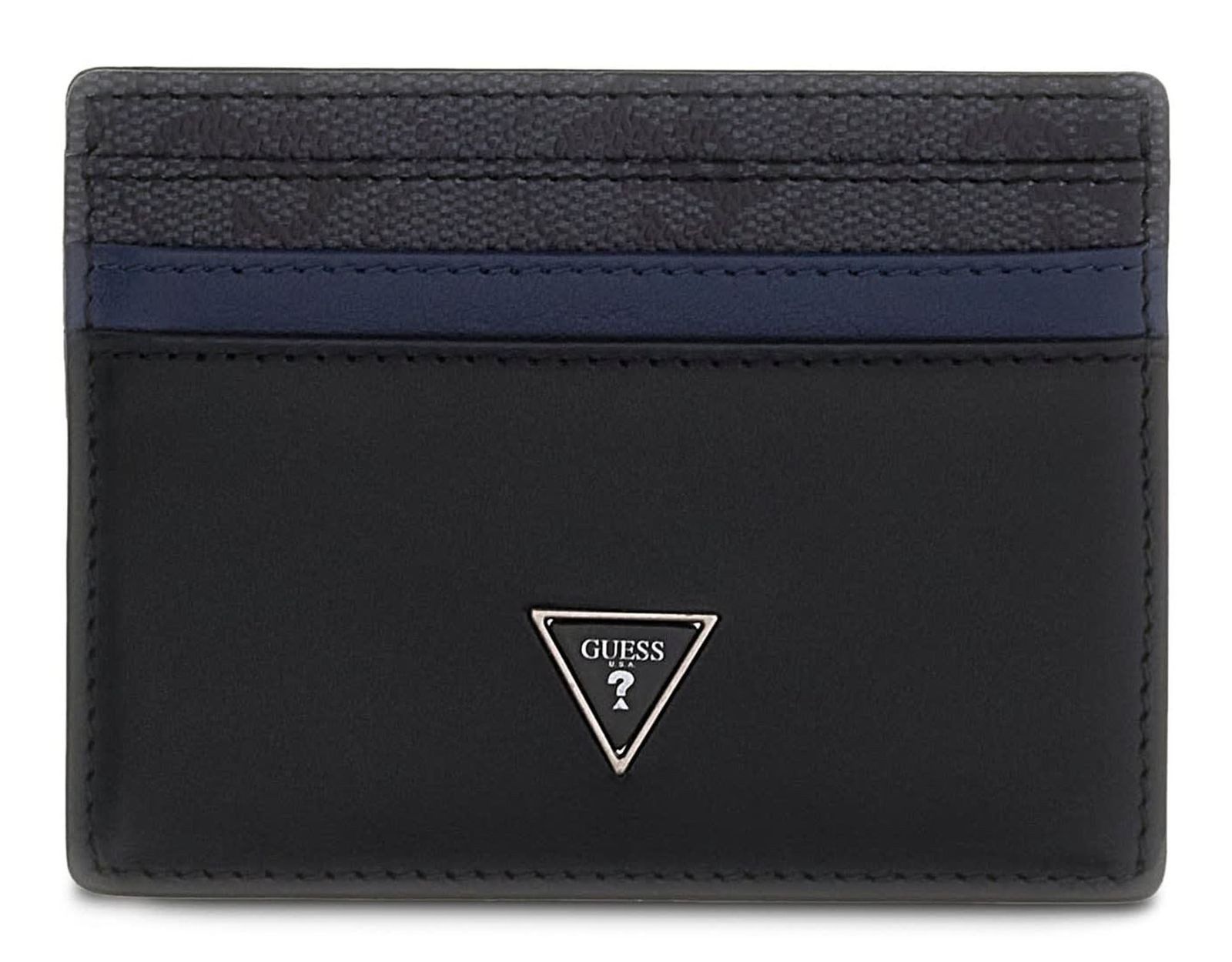 Guess Kartenetui Card Holder, aus echtem Rindsleder mit RFID-Blocker Schutz