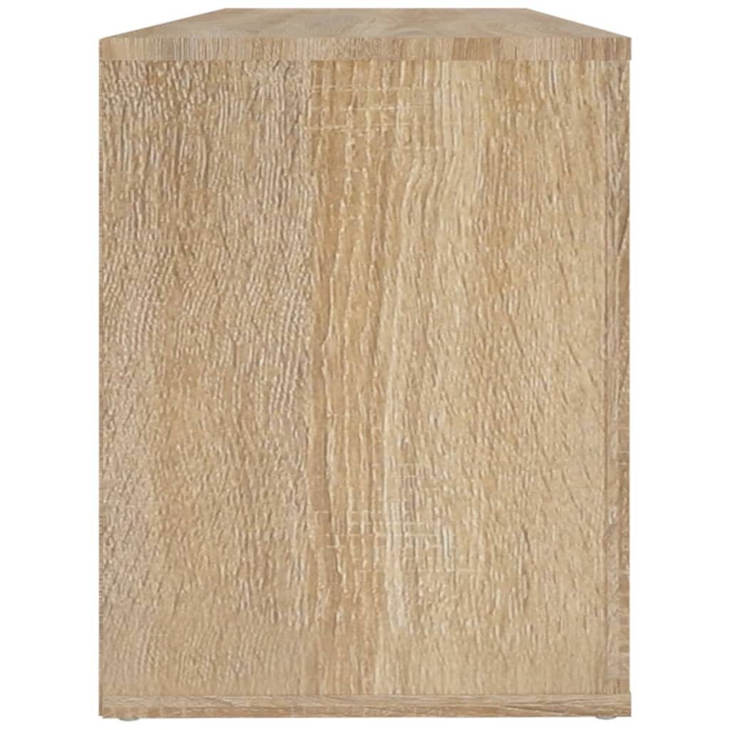 furnicato Schuhschrank Sonoma-Eiche Schuhregal Holzwerkstoff 100x35x45 cm