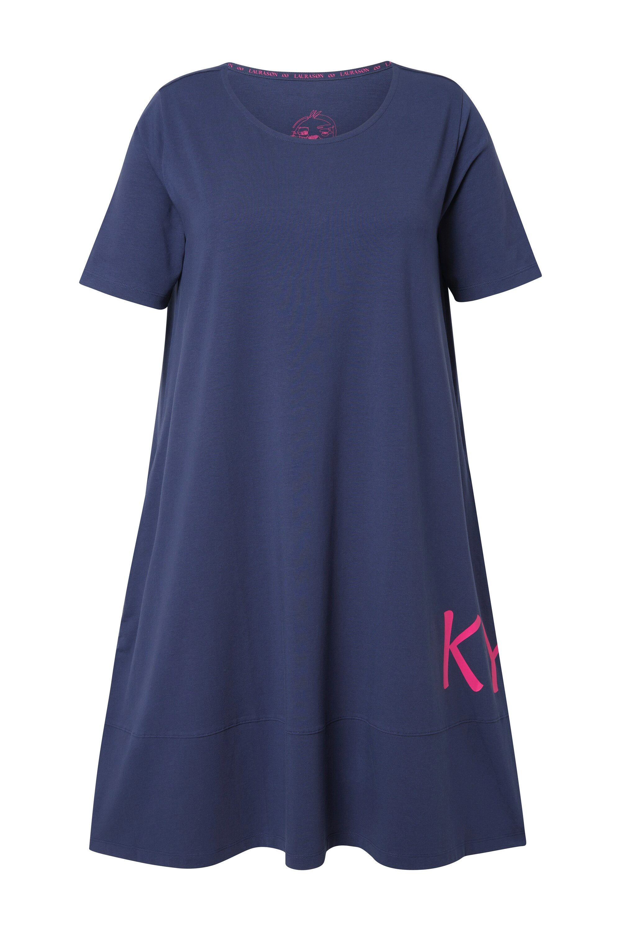 Laurasøn Jerseykleid Jerseykleid Rundhals Halbarm