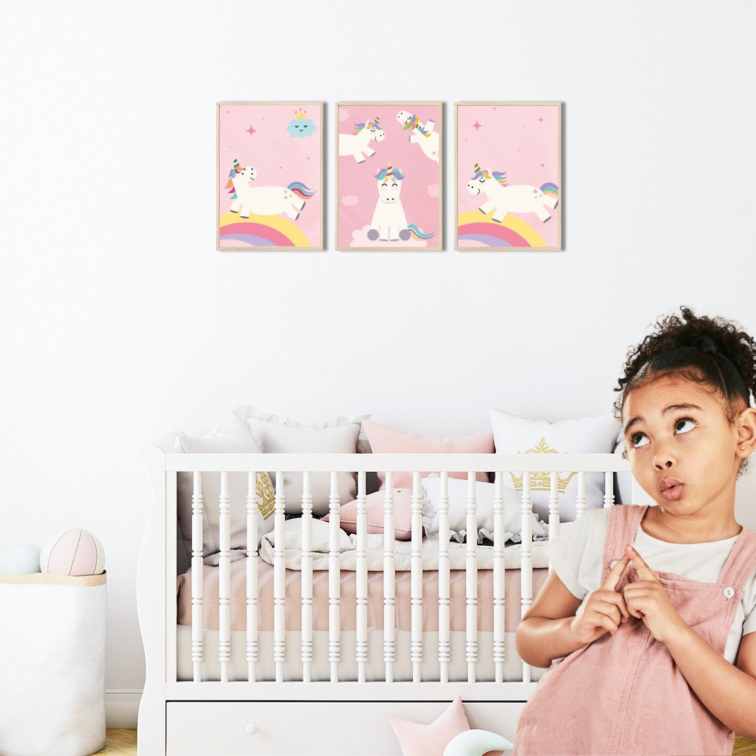 MeinBaby123® Poster Einhorn Bilder Kinderzimmer, Poster günstig online kaufen