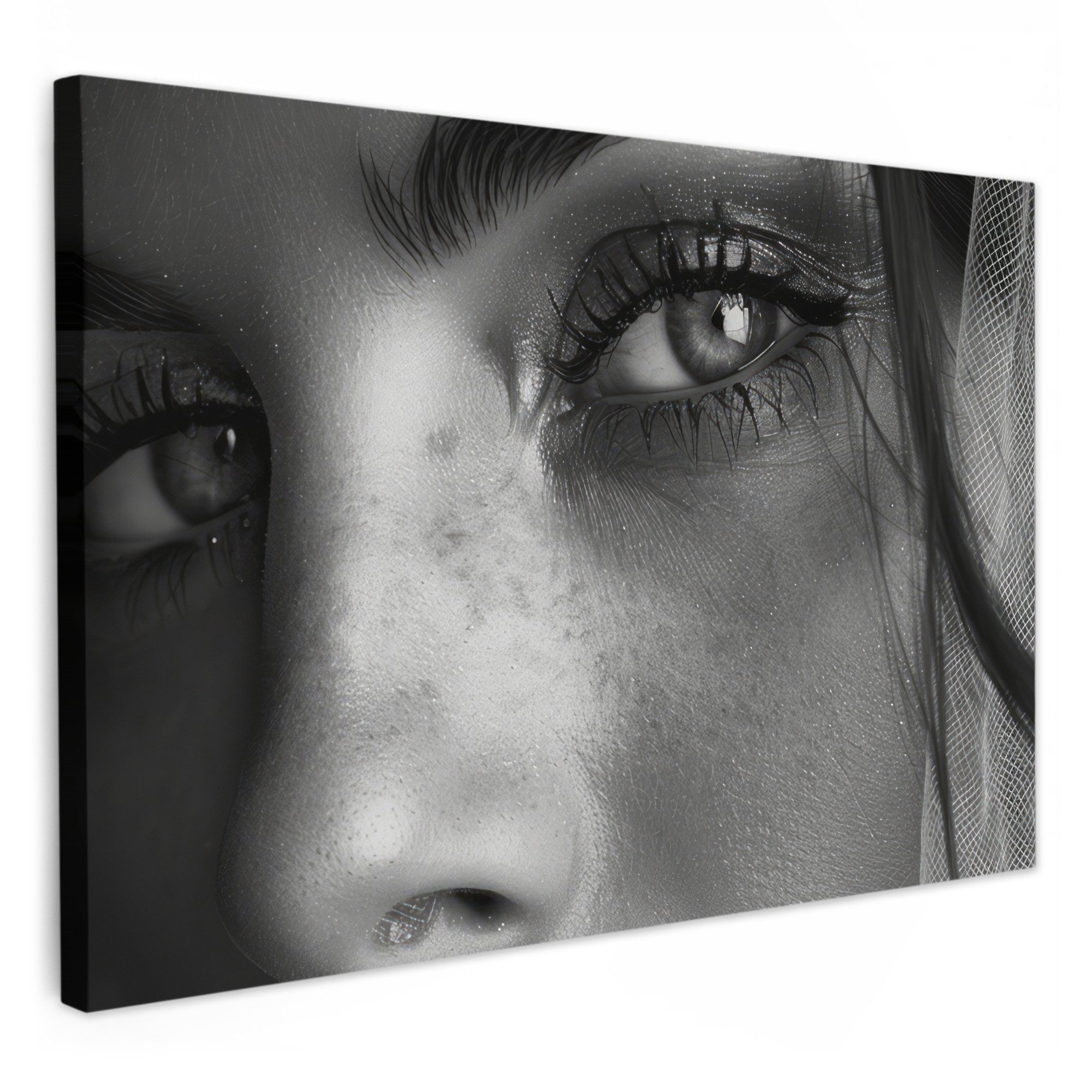 OneMillionCanvasses® Leinwandbild Frau - Porträt - günstig online kaufen