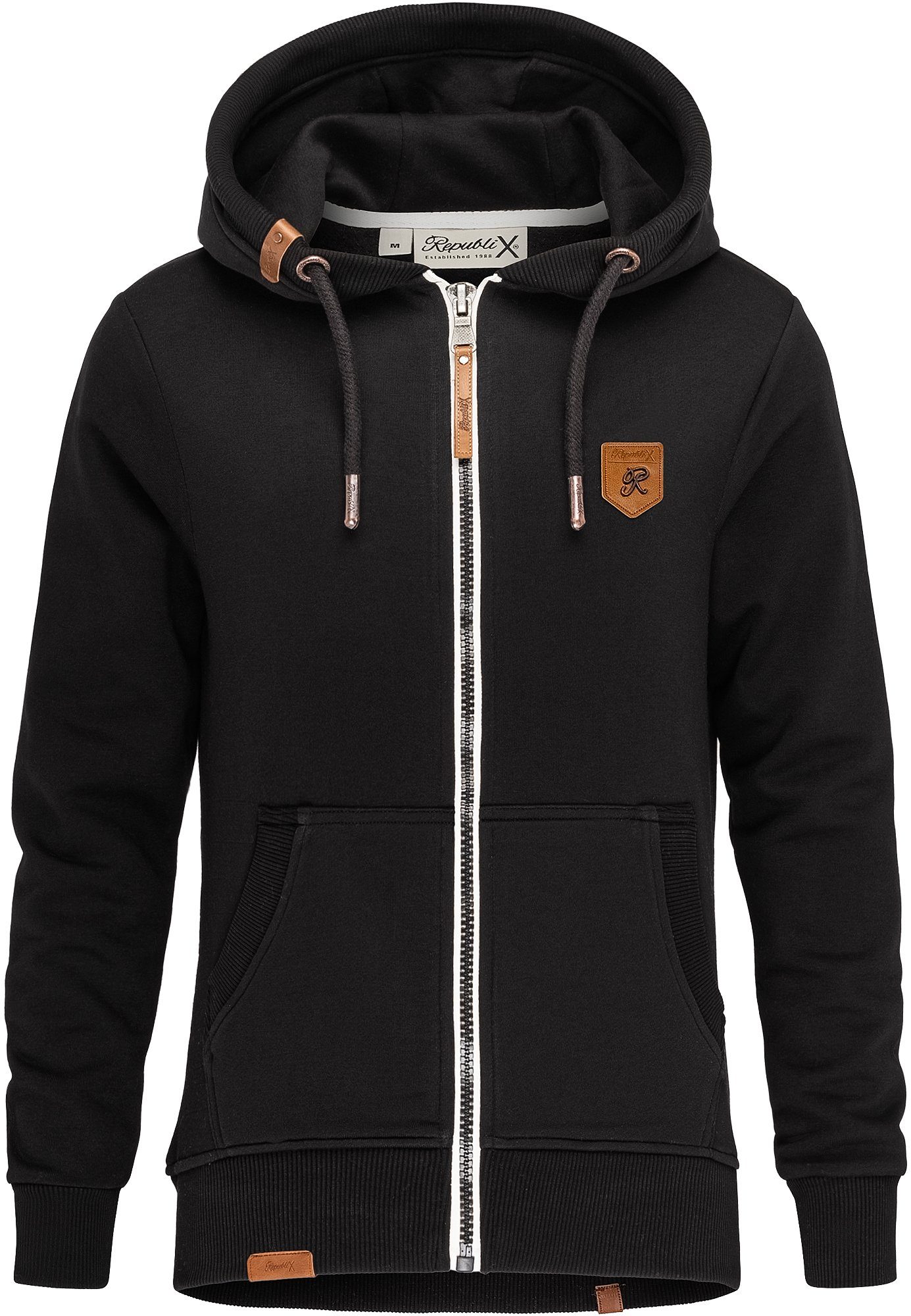 REPUBLIX Kapuzenpullover RORY Damen Hoodie Sweatshirt Pullover Zipper Jacke günstig online kaufen