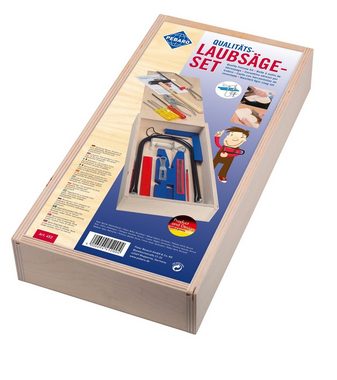 Pebaro Kinder-Werkzeug-Set Qualitäts-Laubsägebox mit Schiebedeckel, 23 Teile, 452
