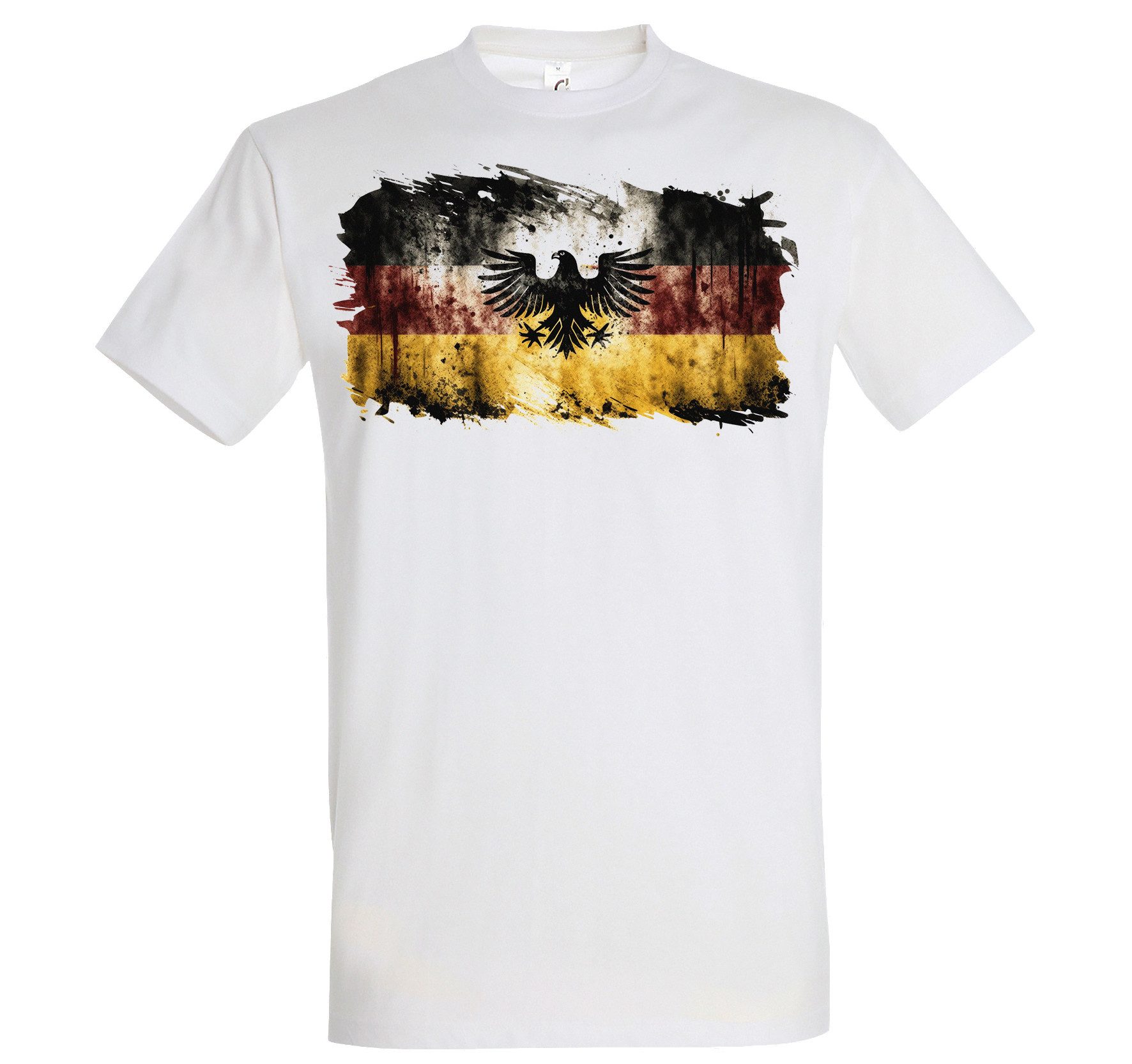 Youth Designz Print-Shirt Vintage Deutschland Herren T-Shirt mit modischem EM 2024 Aufdruck