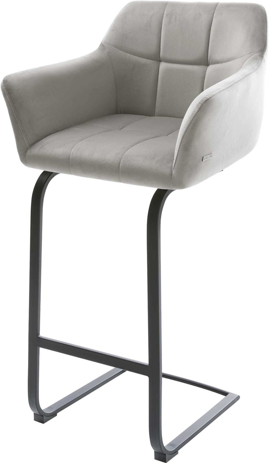 DELIFE Barhocker Yulo-Flex, Freischwinger flach Metall günstig online kaufen