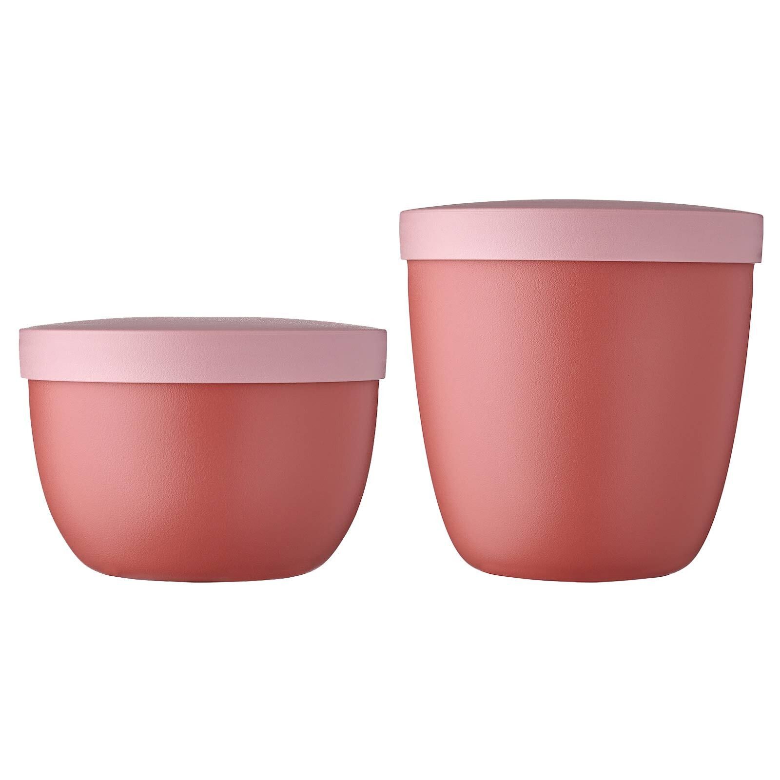 Mepal Lunchbox Ellipse Snackpots 350 & 500 ml 2er Set, Kunststoff, (2-tlg), Spülmaschinengeeignet, Mikrowellengeeignet (ohne Deckel)