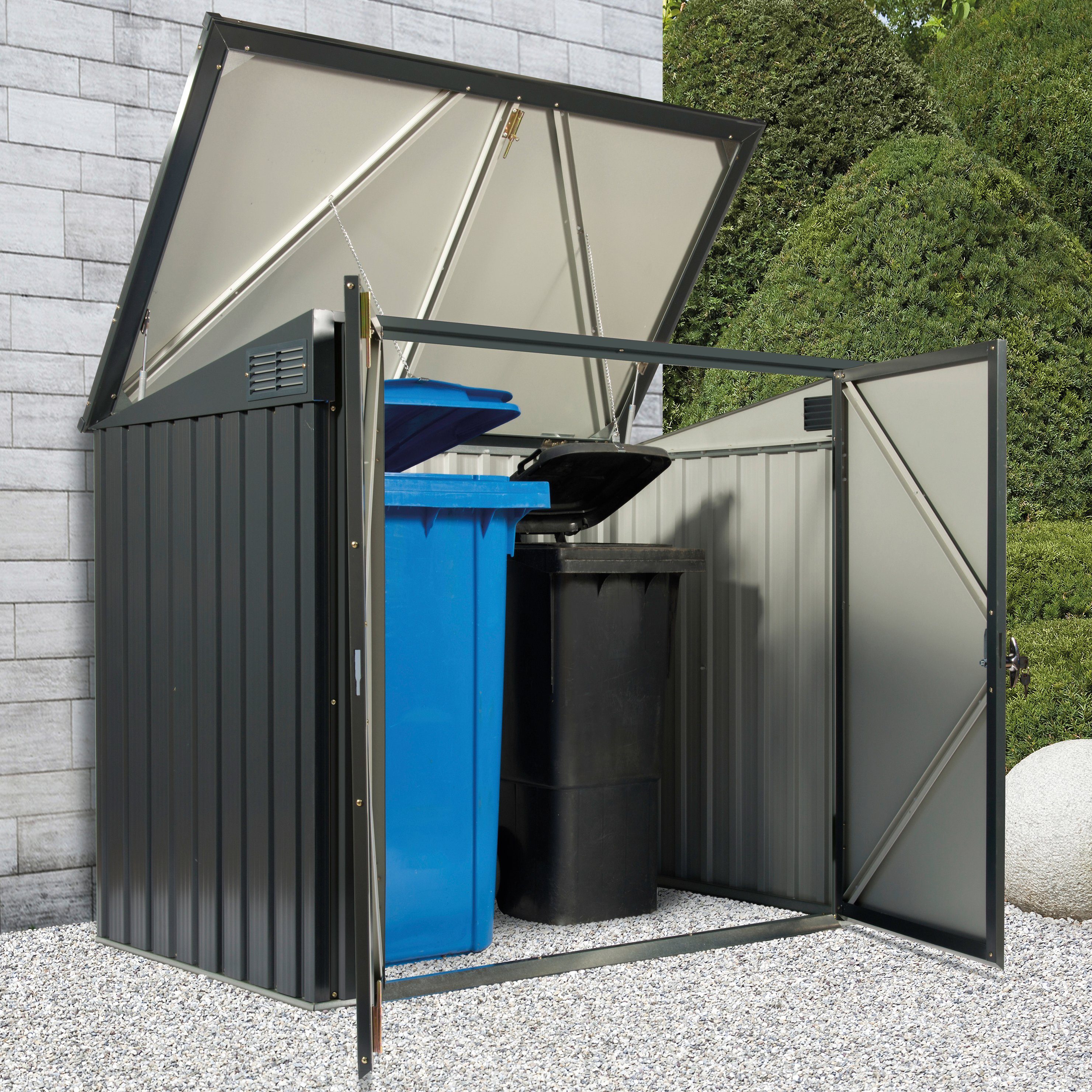 DURAMAX Mülltonnenbox, BxTxH: 154x96x131 cm