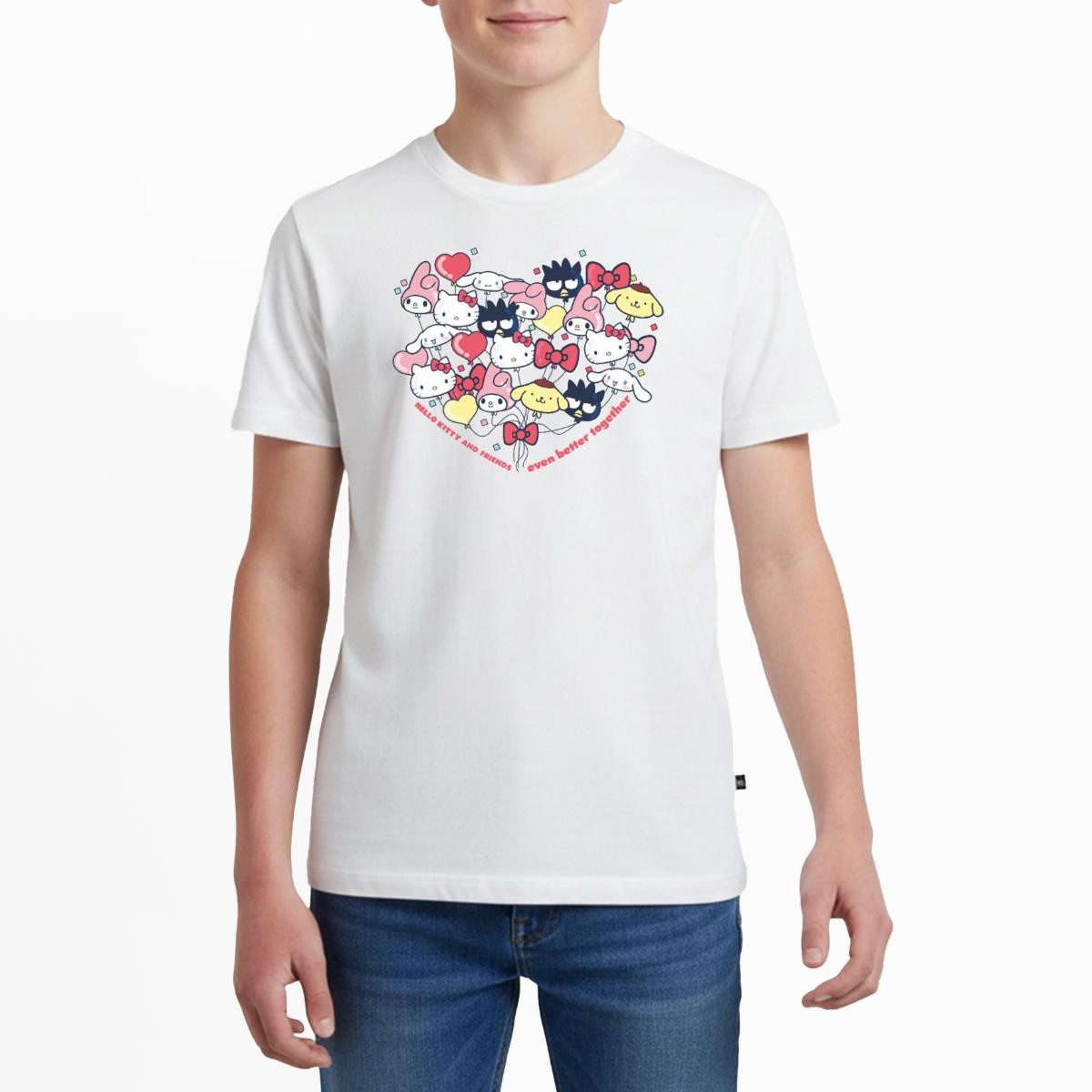 T-Shirt Hello Kitty And Friends Ballons Teenager Premium T-Shirt