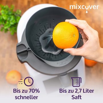 Küchenmaschine mit Kochfunktion mixcover Saftpresse für Monsieur Cuisine Smart, Zitruspresse für Mon