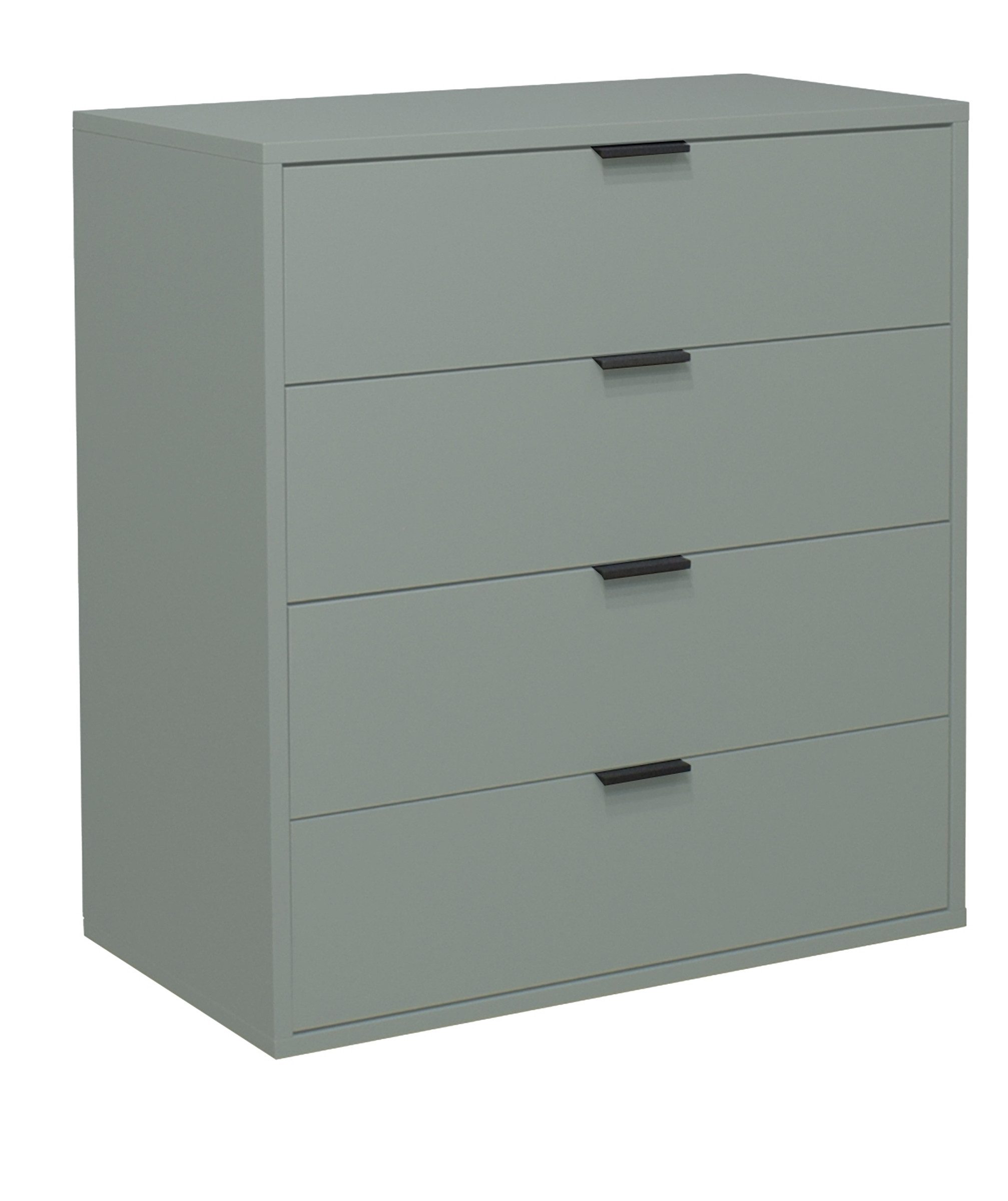 freiraum Kommode Bonnie, in pine green matt lack - 81x87x45cm (BxHxT)