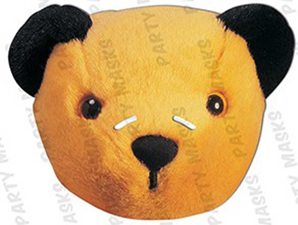 Verkleidungsmaske Teddy - Masken - Promi Maske