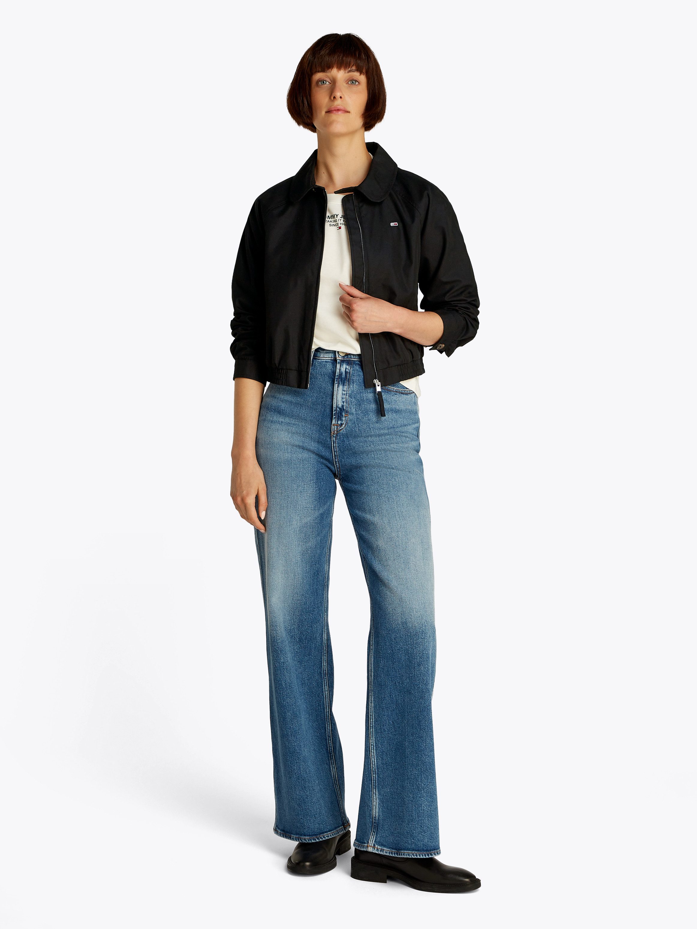 Tommy Jeans Blouson TJW COTTON JACKET EXT mit kurzem Schnitt, mit Raglanärmeln