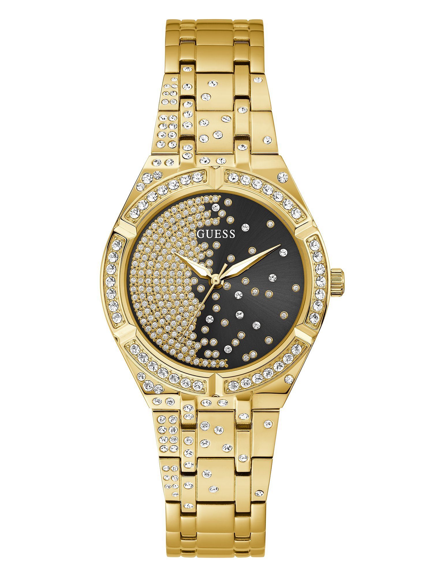 Quarzuhr Guess Damen-Uhren Analog Quarz