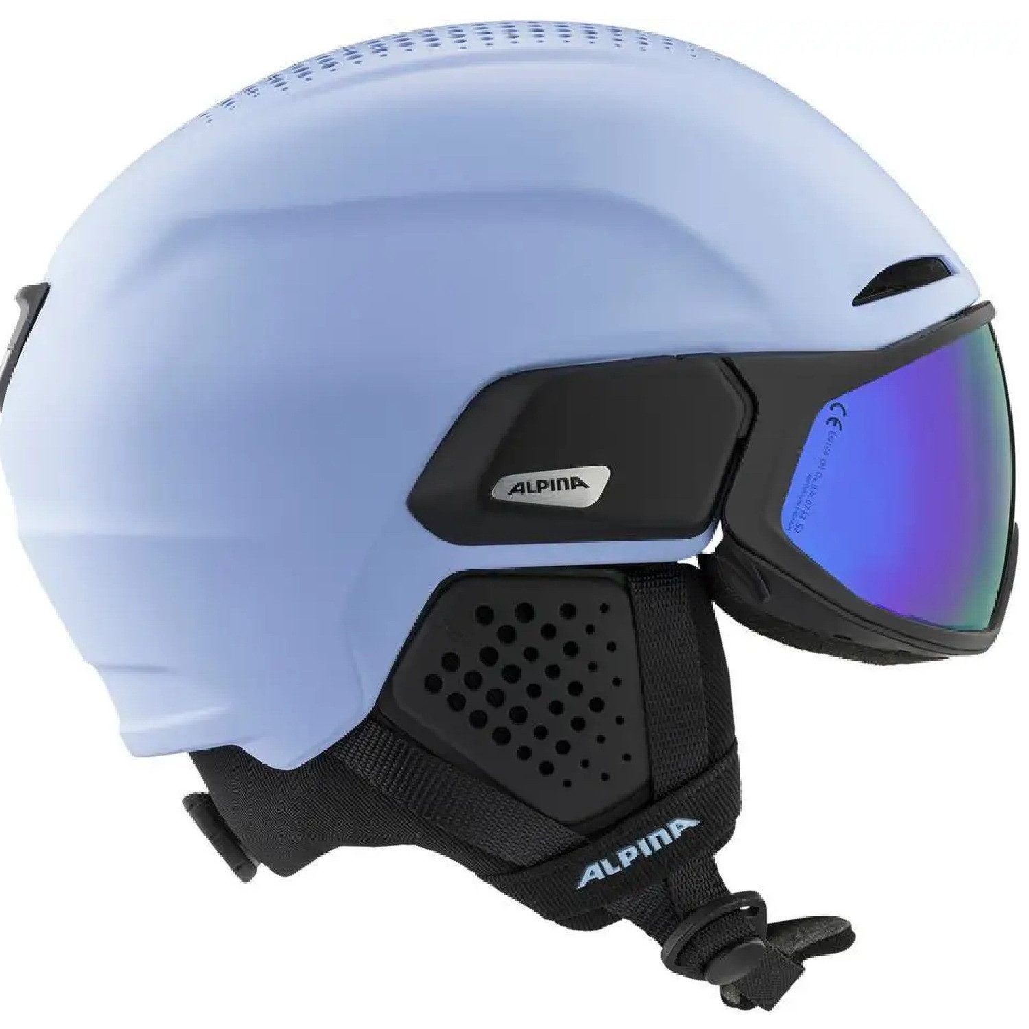 Alpina Sports Skihelm Alpina Alto Q-Lite Visier Skihelm Snowboardhelm lilac black matt A923