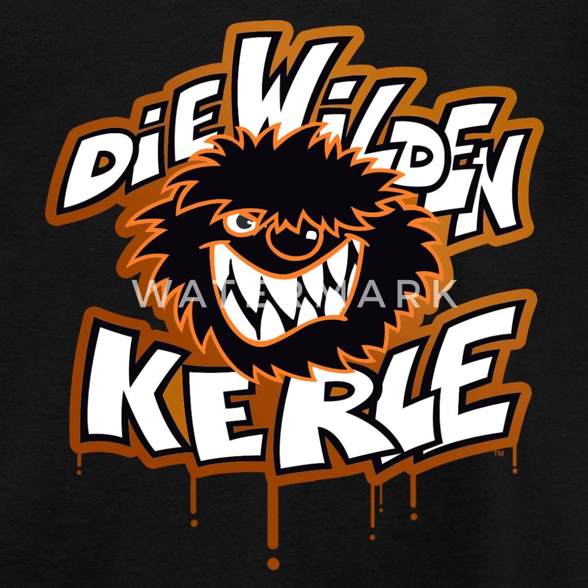 Spreadshirt T-Shirt Die Wilden Kerle Logo Tropfen Graffiti Kinder T-Shirt (1-tlg)