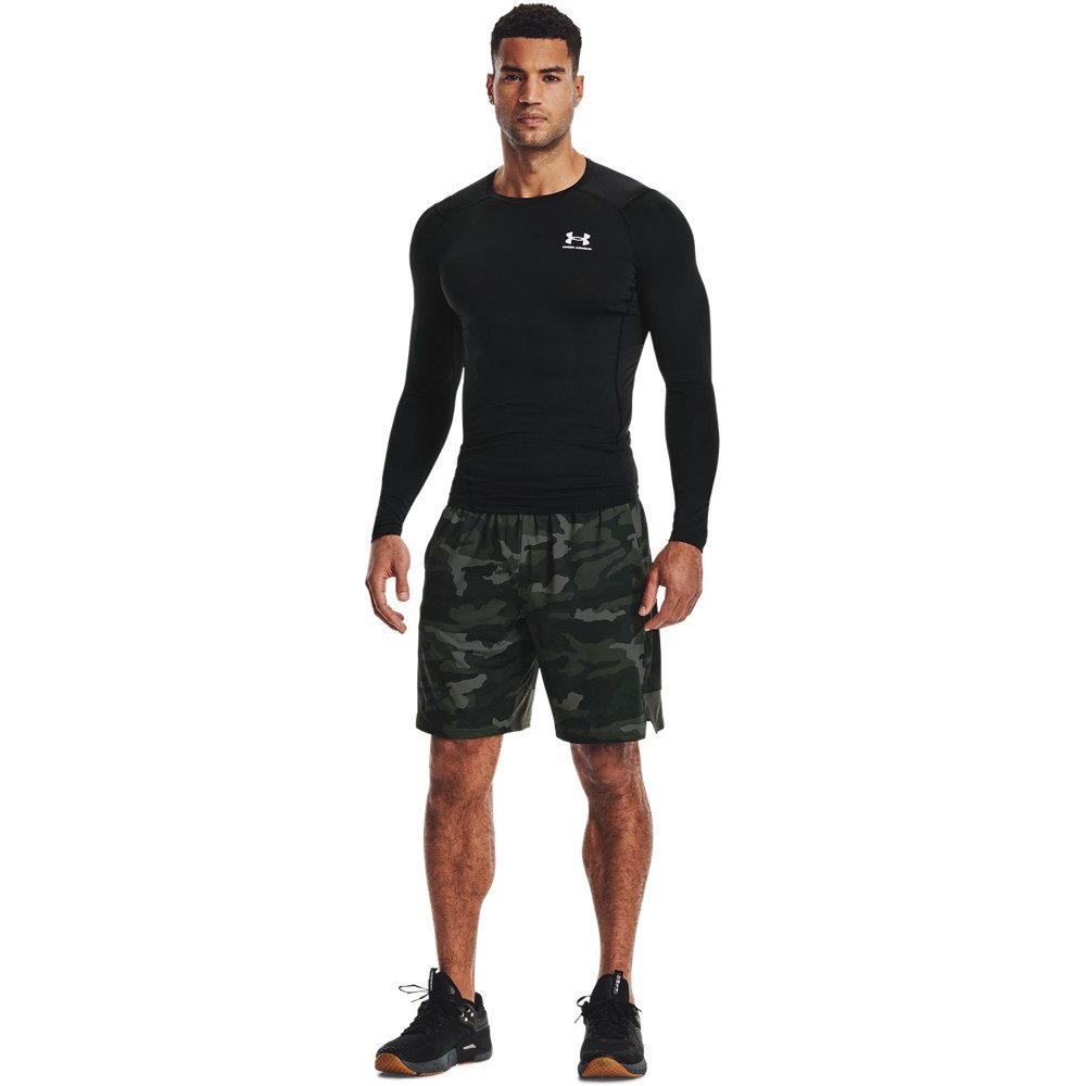 Under Armour® Trainingsshirt UA HG ARMOUR COMP LONG SLEEVE Langarm-Ausführung, mit Rundhalsausschnitt, schnell trocknend