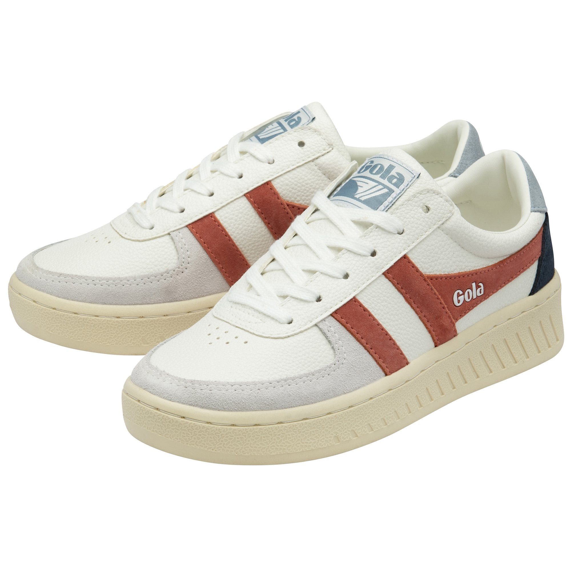 Grandslam Trident weiss/rot/blau Damen Sneaker