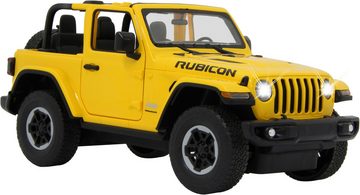 Jamara RC-Auto Deluxe Cars, Jeep Wrangler JL, 1:14, gelb, 2,4GHz, mit LED-Licht