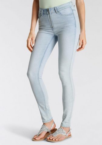 Melrose Skinny-fit-Jeans su Reißverschluss-Det...