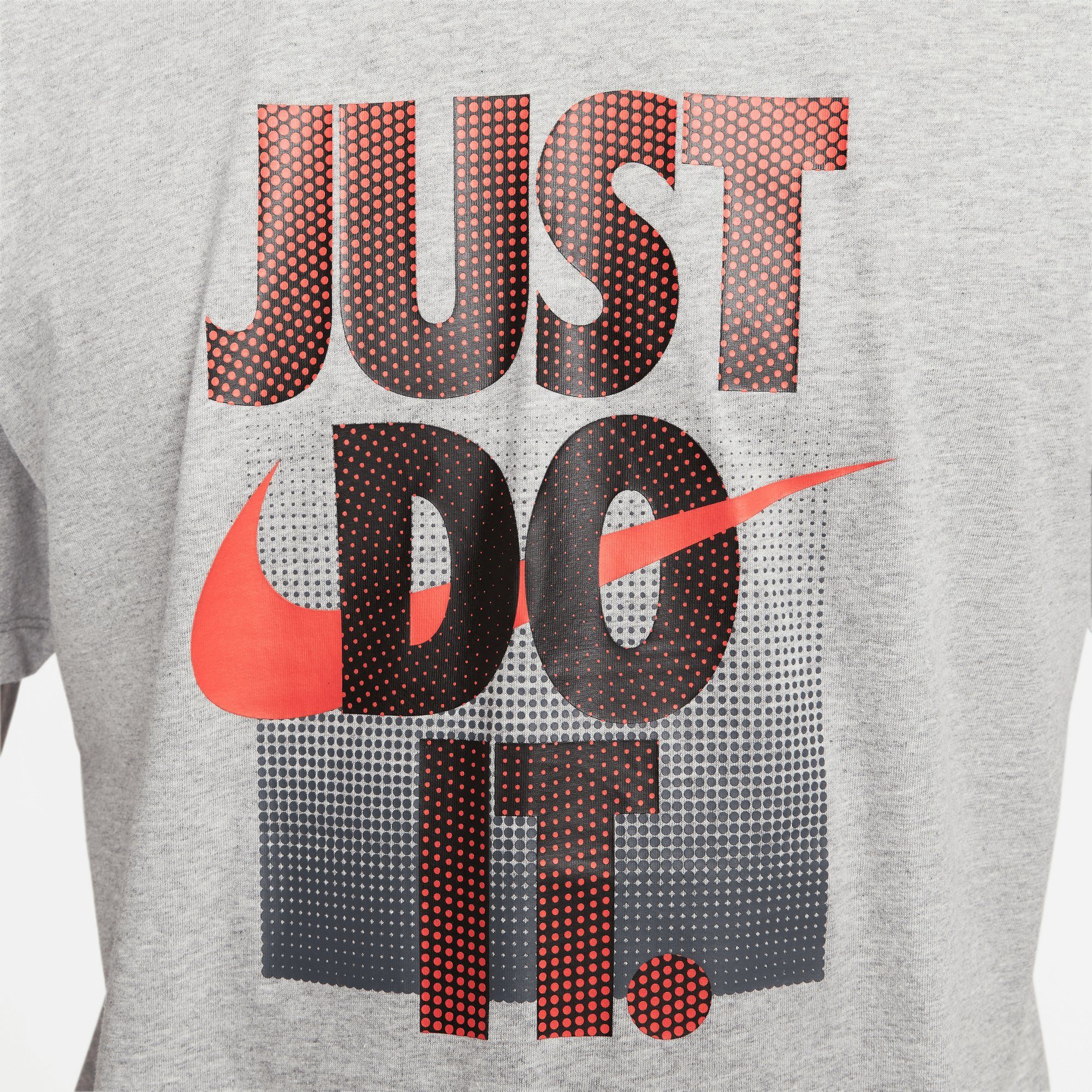 Nike GREY T-SHIRT Sportswear T-Shirt MEN'S HEATHER DK