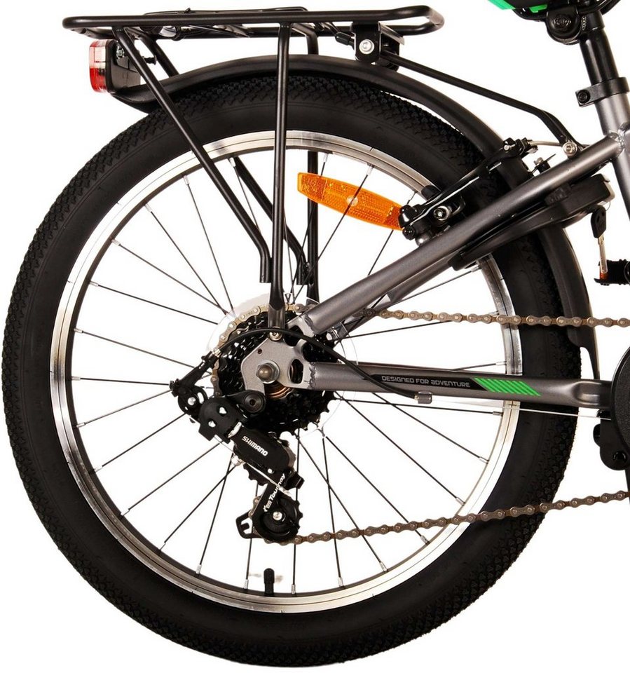 Thumbnail - Volare Kinderfahrrad - Cross - Jungen - 20 Zoll - in gewählter Farbe, 6 Gänge - bis 115 kg, 85% zusammengebaut, 2 Handbr...