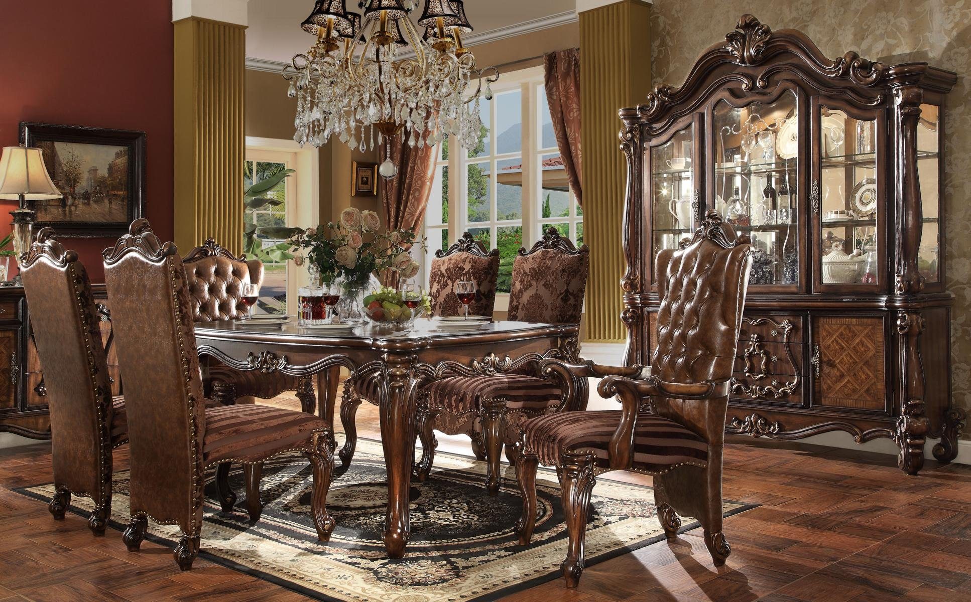 JVmoebel Esstisch, Klassischer Luxus Tisch Holz Tische Barock Rokoko Antik Stil