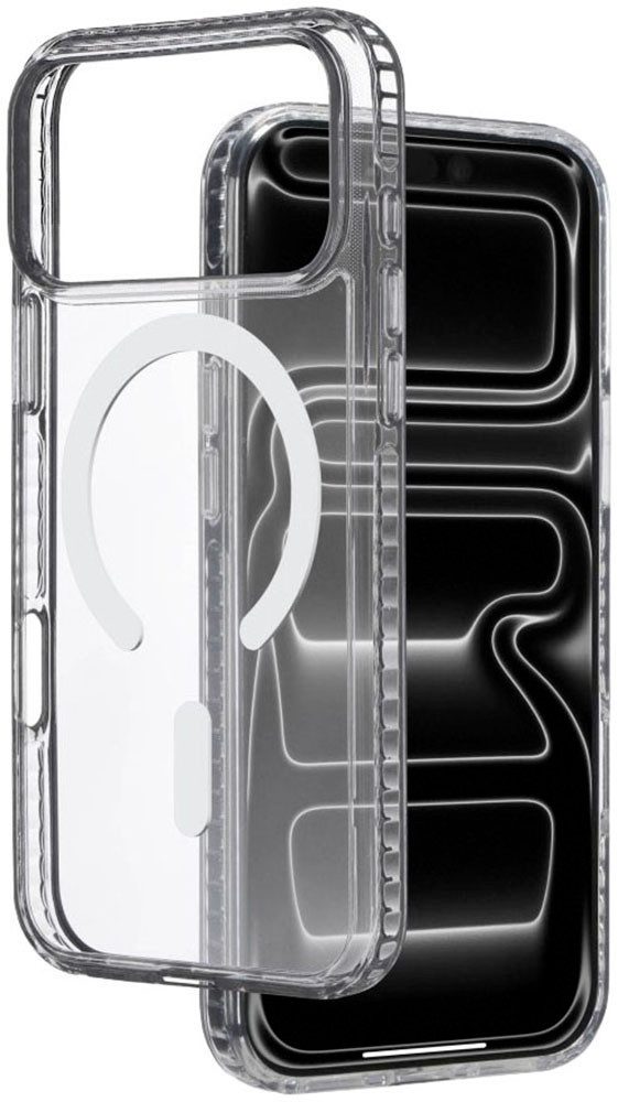 Hama Smartphone-Hülle Handyhülle magnetisch für Apple iPhone 17 Pro 18 Pro Transparent, Anti-Vergilbung, Kratzschutz, magnetisch, stoßfeste Ecken