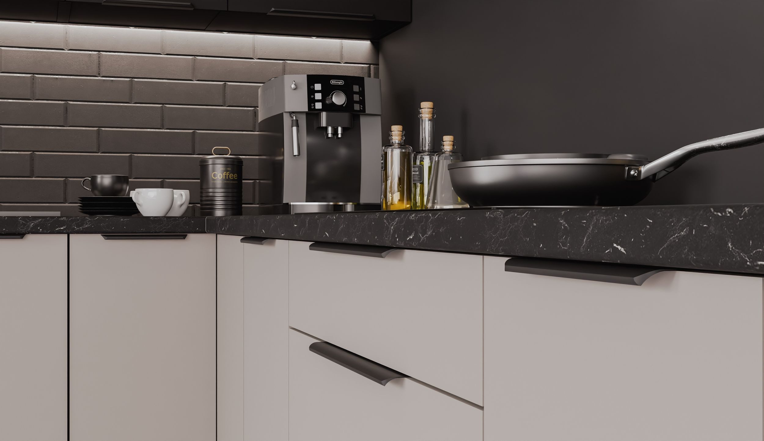 Küchen-Preisbombe Winkelküche ARONA + SIENA 350x290 cm XL Stauraum Küchenzeile Küchenblock Küche