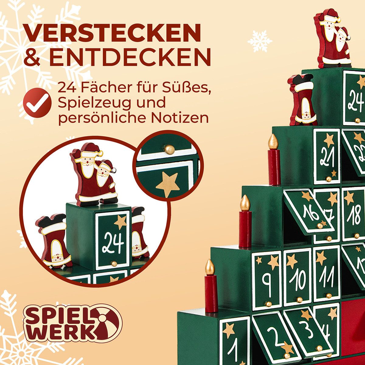 Spielwerk Adventskalender (24-tlg)