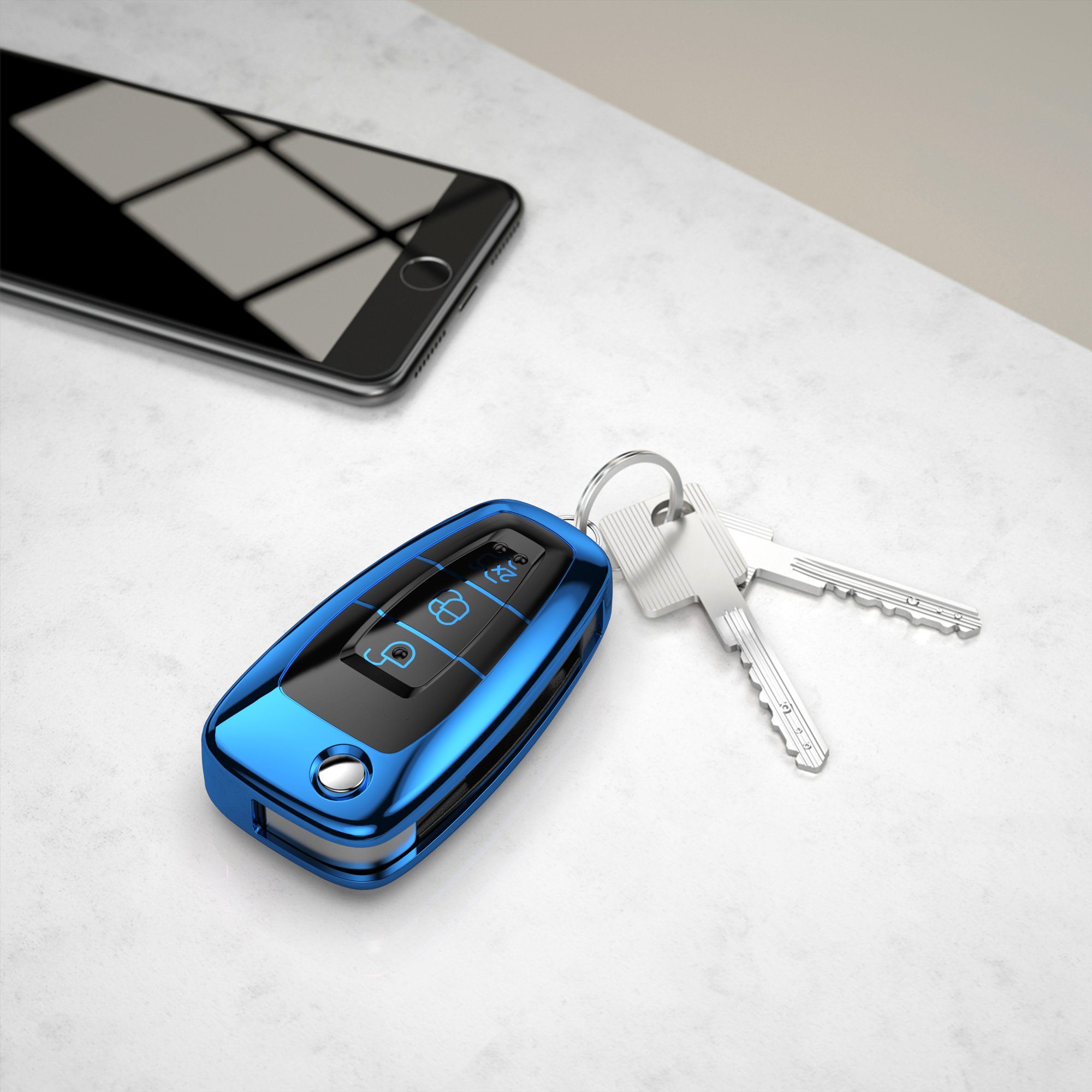 kwmobile Schlüsseltasche Autoschlüssel Hülle für Ford (1-tlg), Schlüsselhül günstig online kaufen