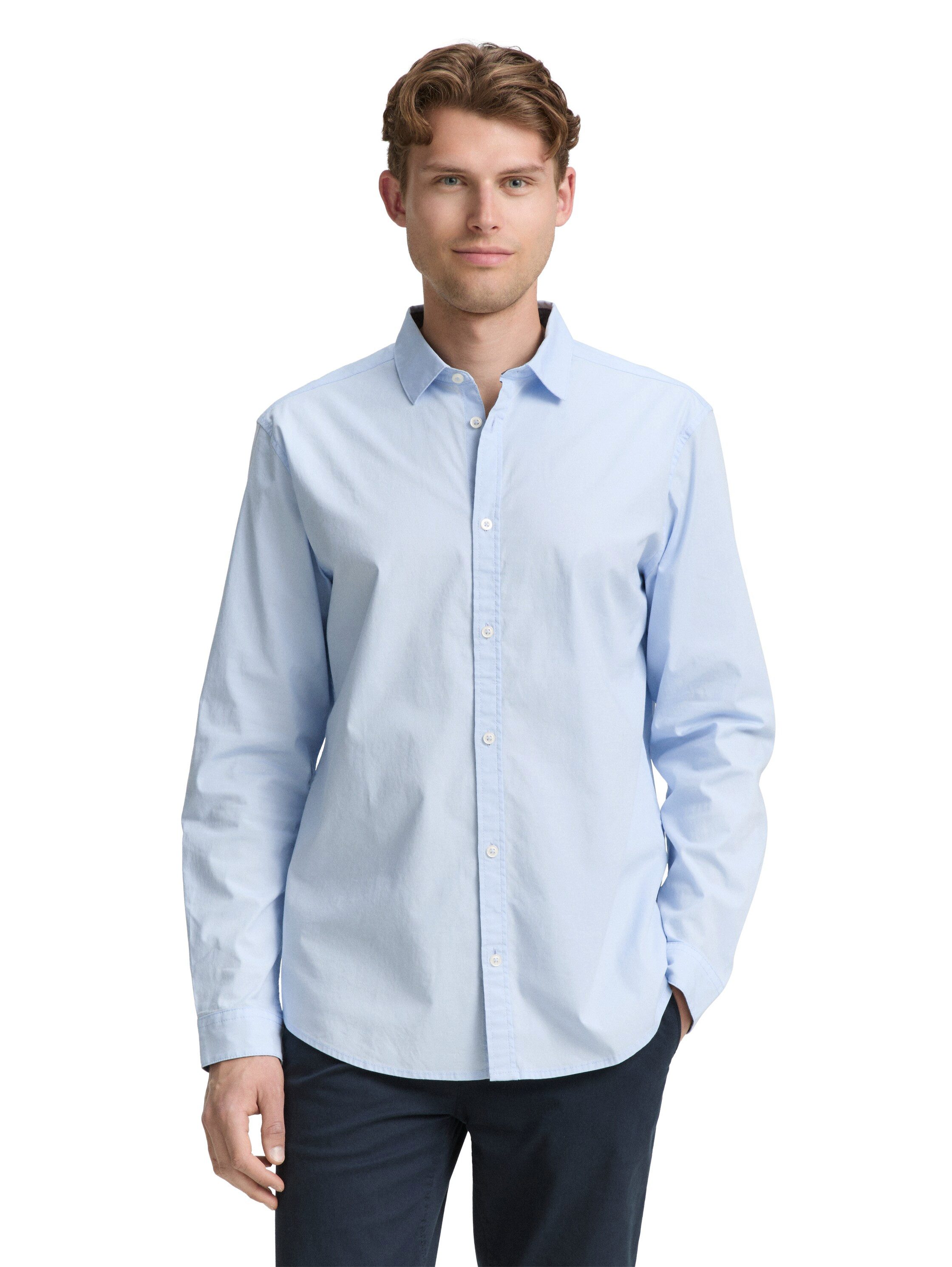 TOM TAILOR Langarmhemd mit Elasthan günstig online kaufen