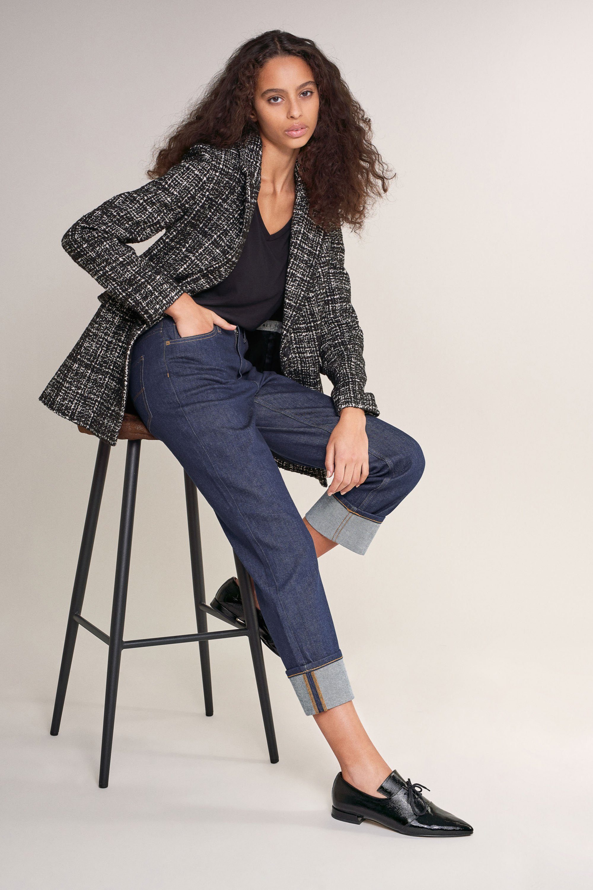 Salsa Stretch-Jeans SALSA JEANS MARY MOM JEANS dark rinsed blue 125261.8505