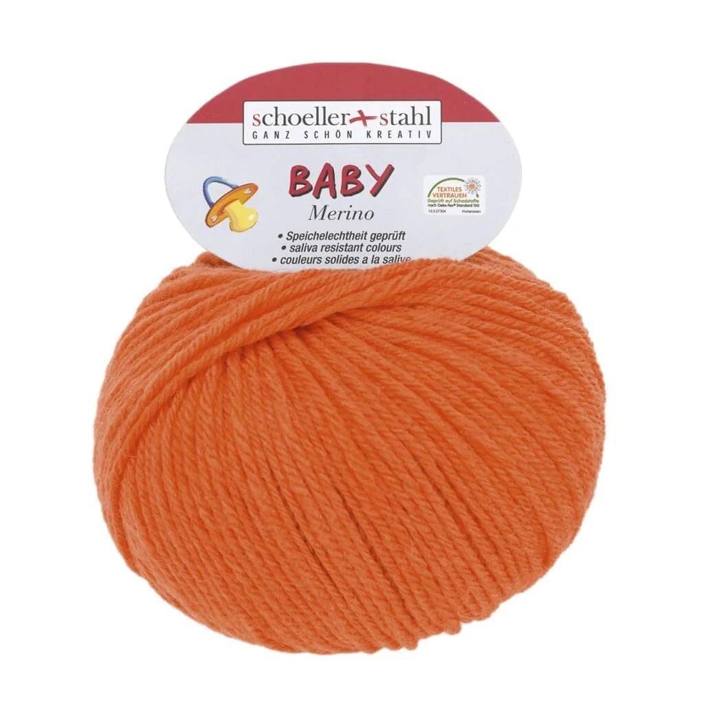 H-Erzmade 25g/90m, Baby orange Dekofigur Cotton, Schoeller+Stahl