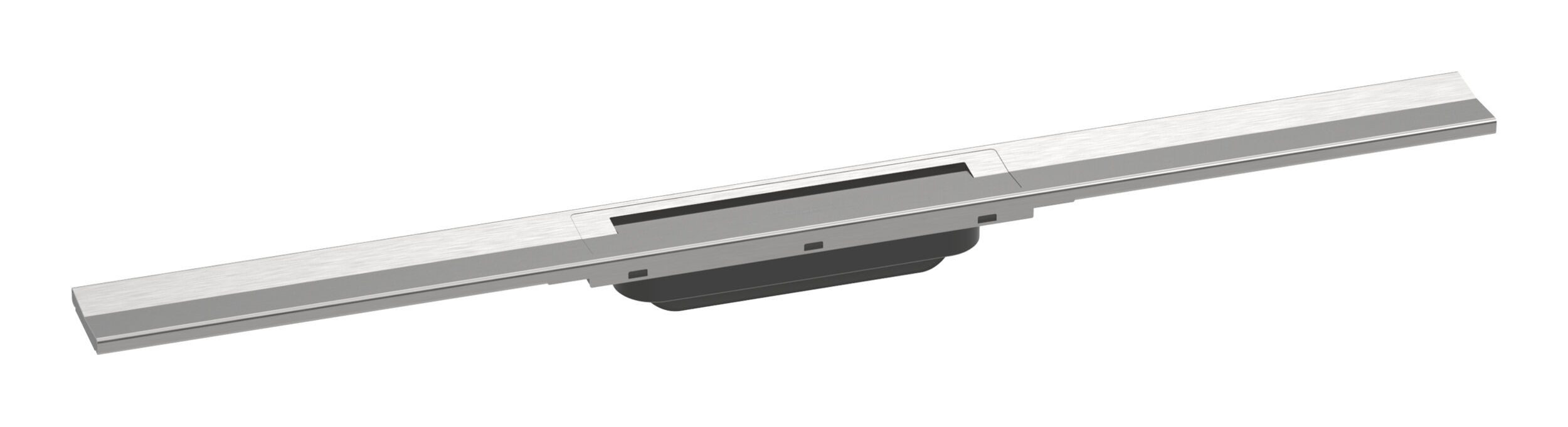 hansgrohe Duschrinne RainDrain Flex, Duschrinne frei im Raum positionierbar kürzbar 800 mm - Edelstahl