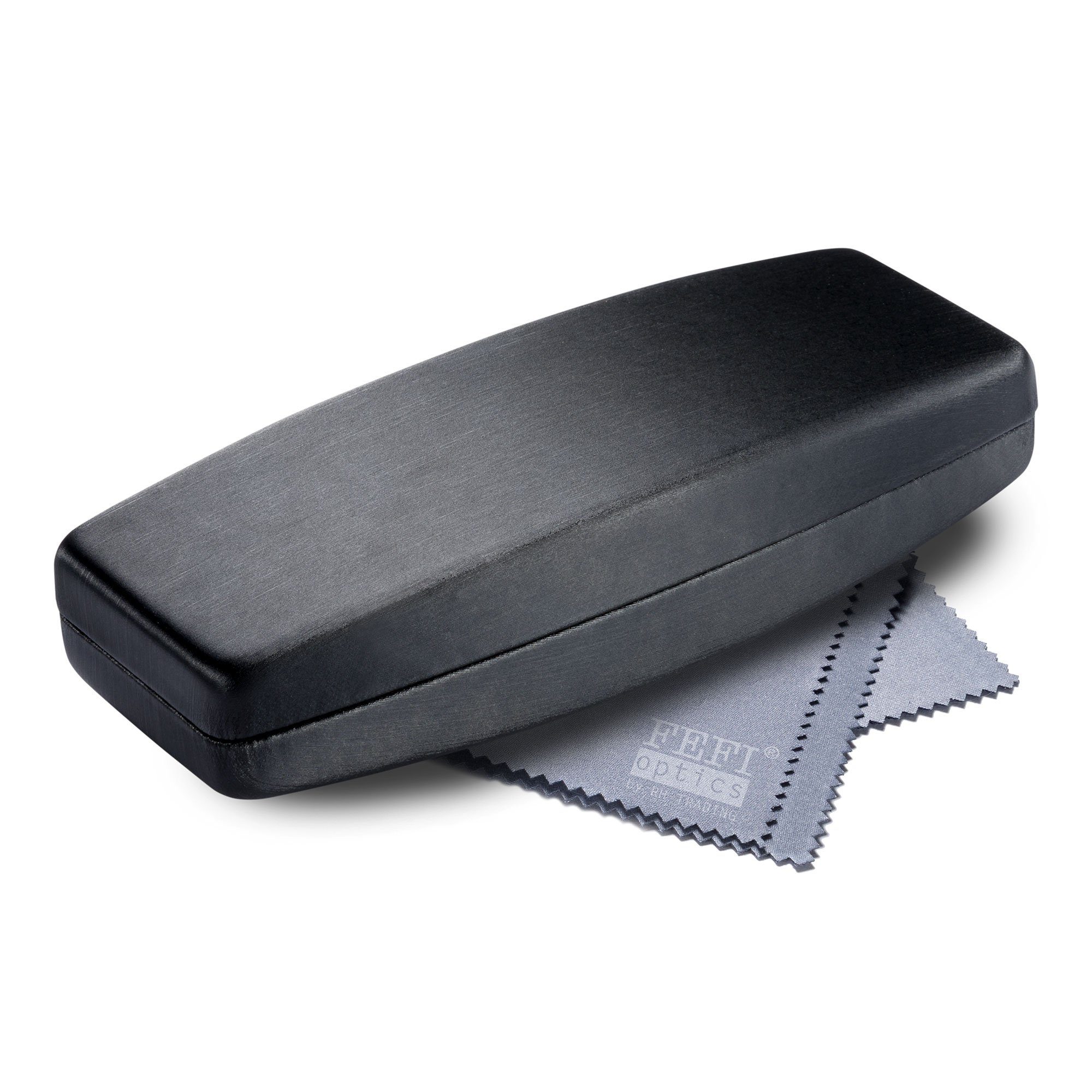 Brillenetui Hardcase in Seiden-Optik - Größe XL