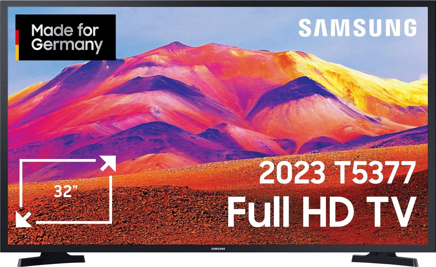 Samsung GU32T5379CD LED-Fernseher (80 cm/32 Zoll, Full HD, Smart-TV, PurColor,HDR,Contrast Enhancer) schwarz ! RABATT: 37.82% Samsung GU32T5379CD LED-Fernseher (80 cm/32 Zoll, Full HD, Smart-TV, PurColor,HDR,Contrast Enhancer) schwarz ! RABATT: 37.82%