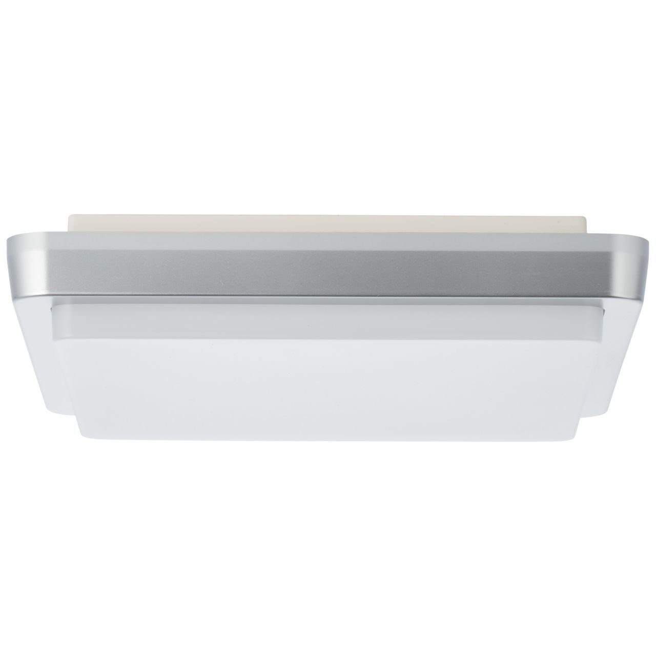 1x Devora, Brilliant silber LED Außen-Wandleuchte LED Außenwandleuchte LE 12W Devora 28x28cm LED integriert,