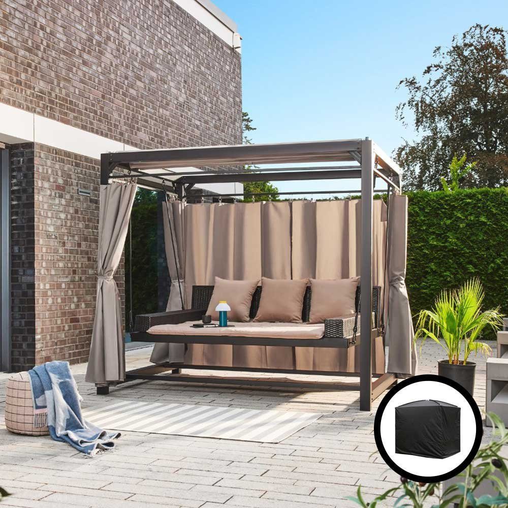 HOME DELUXE Doppelliege PROVENCE, inkl. Seitenvorhänge, günstig online kaufen