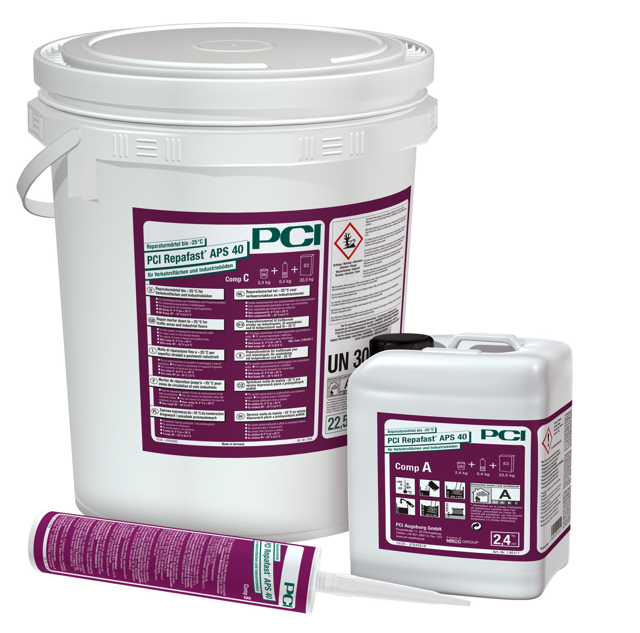 Mörtel PCI Repafast® APS 40 Kombigebinde 25,3 kg