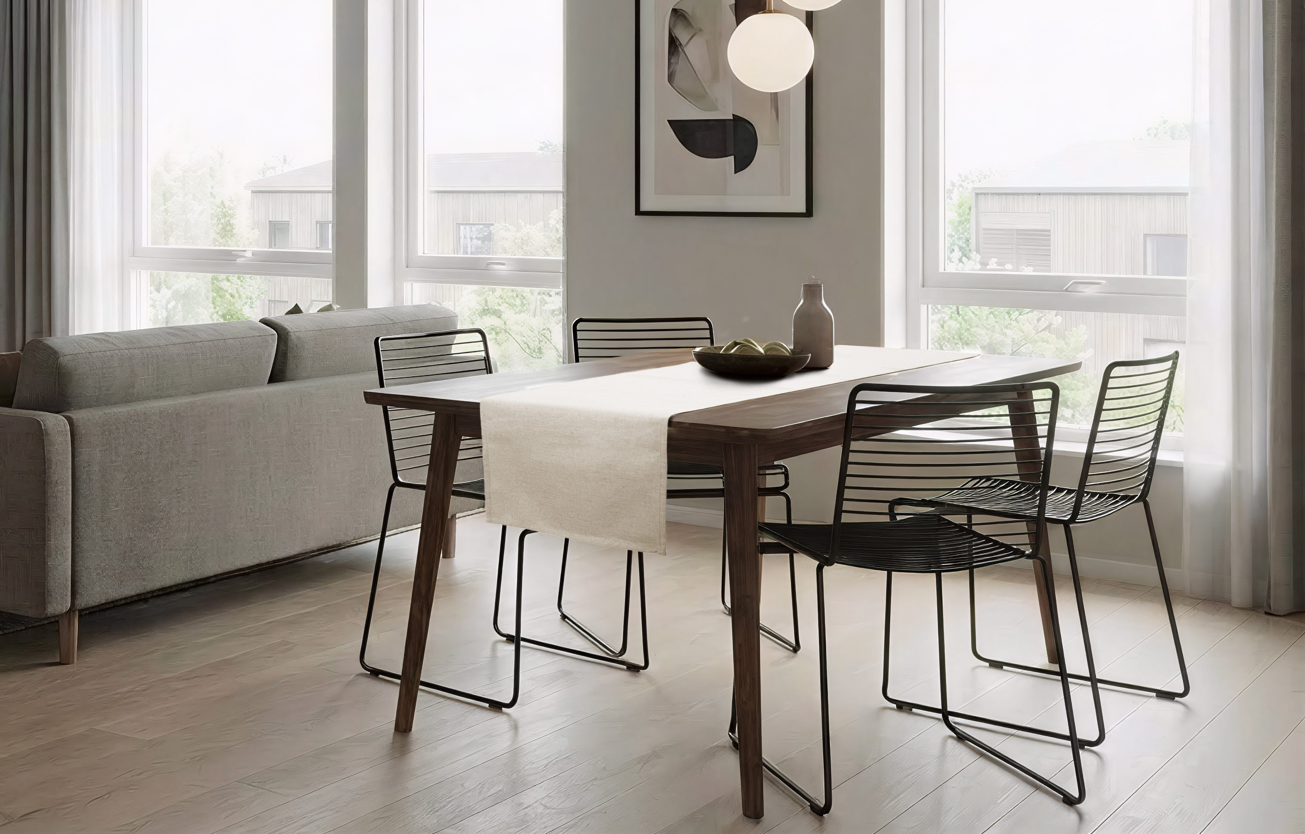 OTTO home Tischläufer Meellon (Packung 1-tlg), unifarben, modern, strukturiert, Esszimmer, Esstisch, Deko – Bild 4 von 4