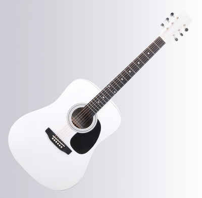 Classic Cantabile Westerngitarre »WS-10 Akustikgitarre für Anfänger & Fortgeschrittene« 4/4, Acoustic Guitar Dreadnought-Style