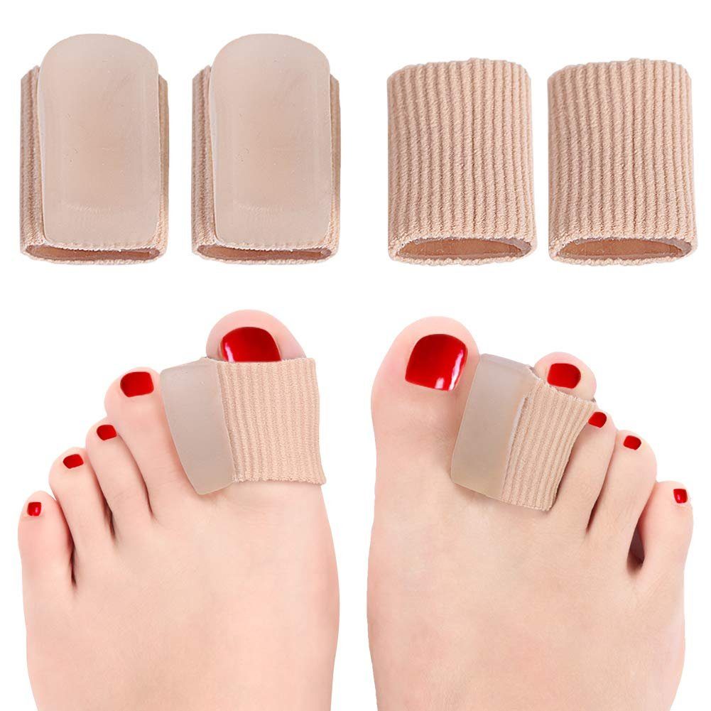 COOL-i ® Hallux-Bandage, 2 Paar Gel Zehenspreizer: Hallux Valgus & Hammerzehen Hilfe