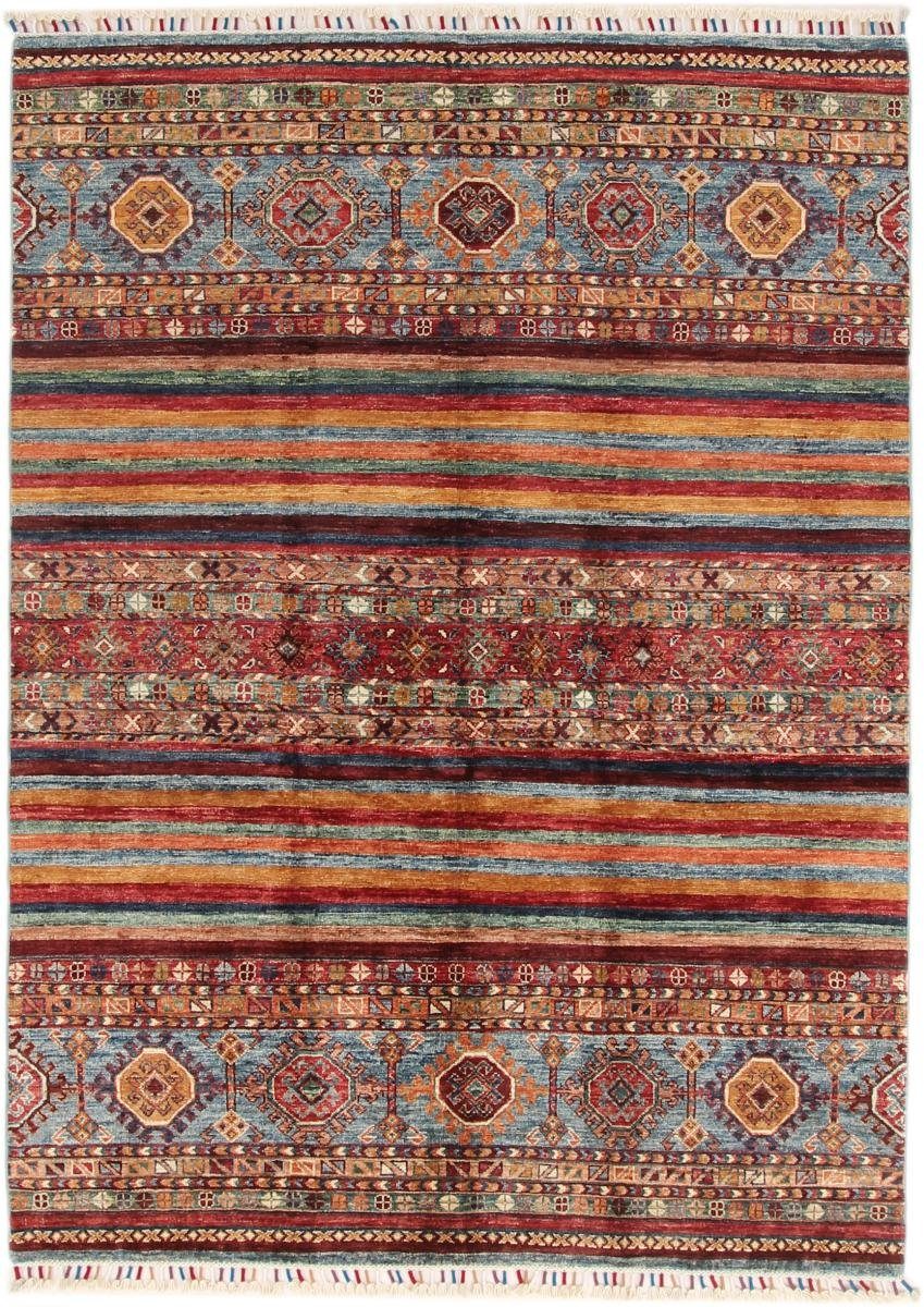Orientteppich Arijana Shaal 144x200 Handgeknüpfter Orientteppich, Nain Trading, rechteckig, Höhe: 5 mm